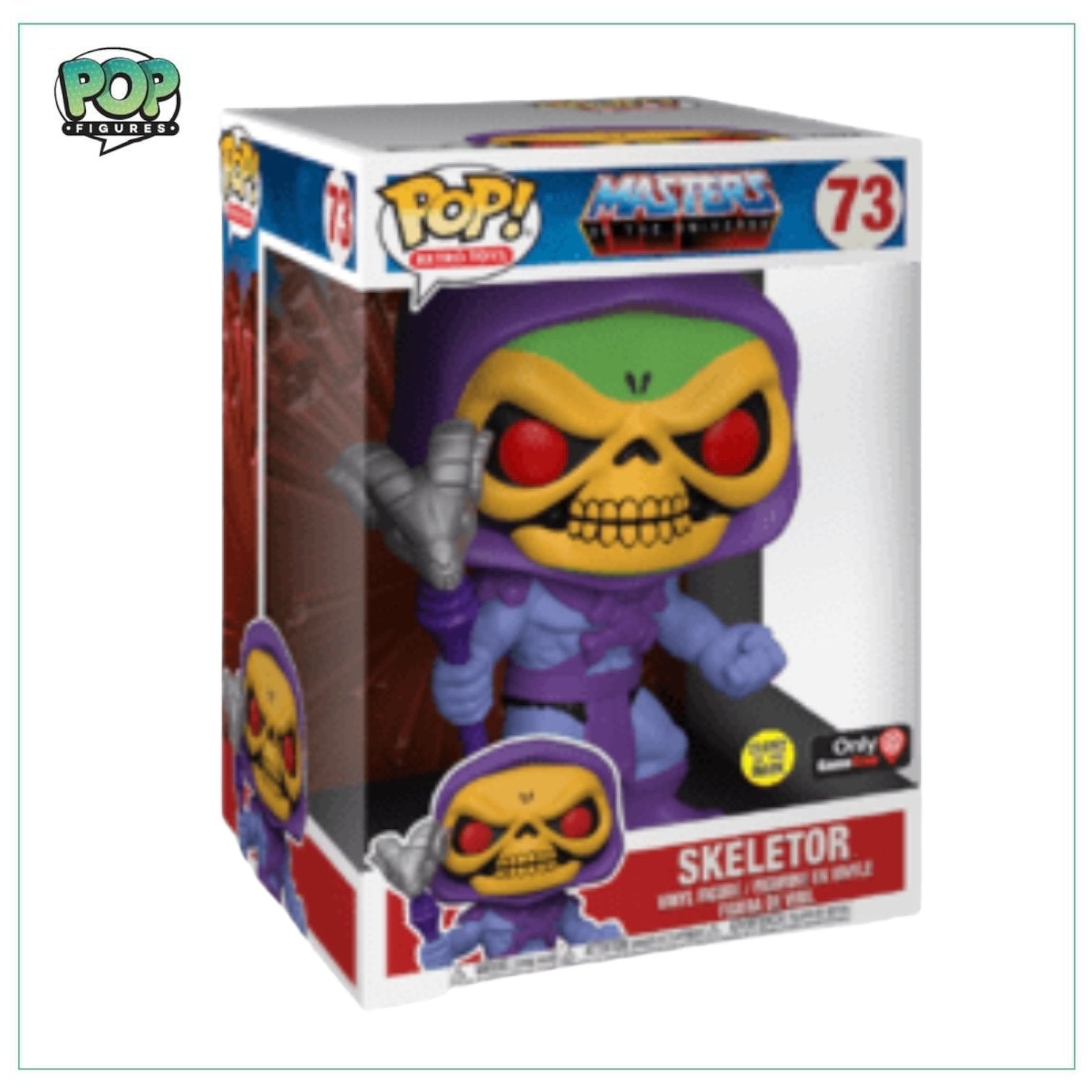 Skeletor (Glow In The Dark) #73 Deluxe Funko 10” Pop! Masters Of The Universe, GameStop - Pop Figures | Funko | Pop Funko | Funko Pop