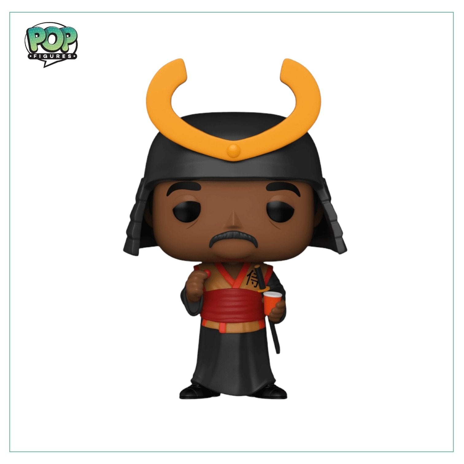 Stanley Hudson (Samurai) #1145 Funko Pop! The Office - 2021 Virtual Funkon (Shared Sticker) - PREORDER - Pop Figures | Funko | Pop Funko | Funko Pop