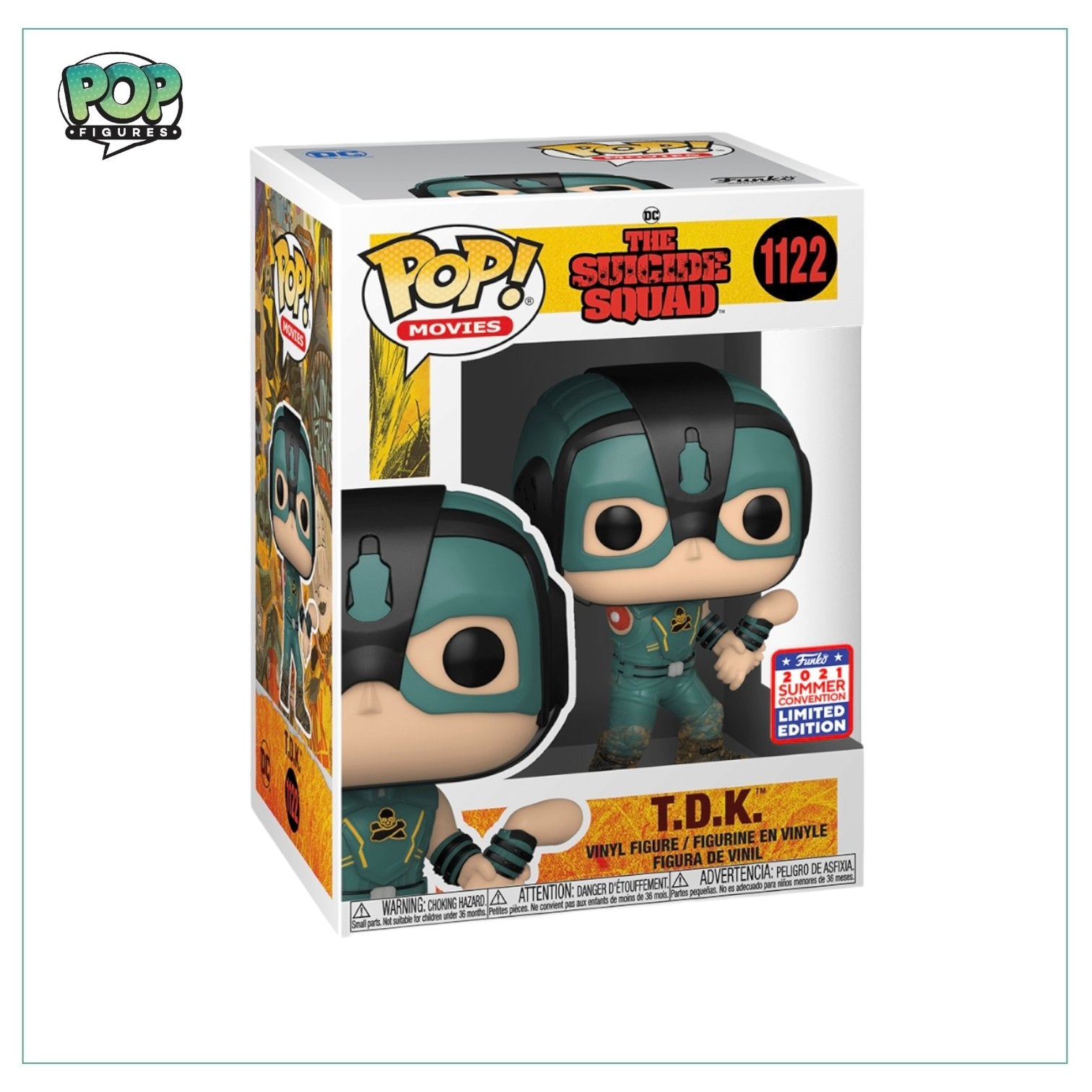 T.D.K #1122 Funko Pop! The Suicide Squad - 2021 Virtual Funkon (Shared Sticker) - PREORDER - Pop Figures | Funko | Pop Funko | Funko Pop