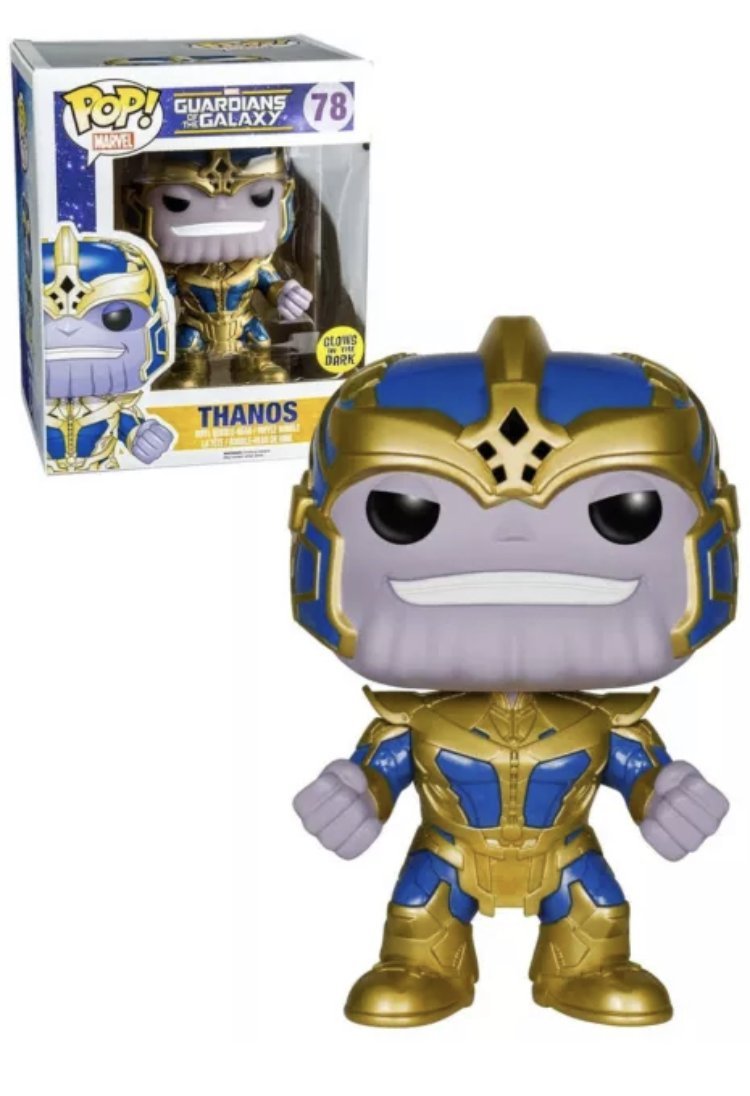 Thanos (Glow In The Dark) #78 Deluxe Funko Pop! Marvel Guardians Of The  Galaxy