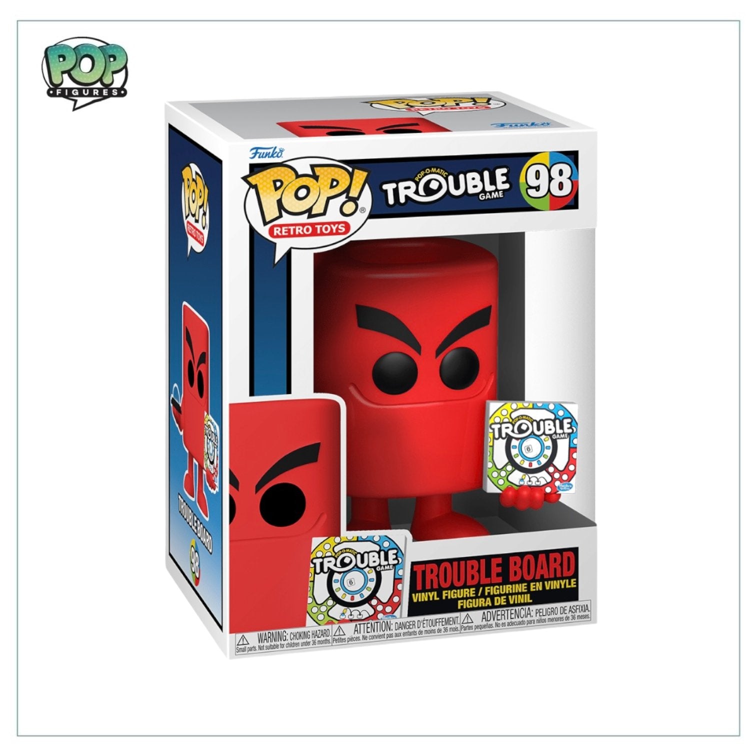 Trouble Board #98 Funko Pop! Trouble Game - PREORDER - Pop Figures | Funko | Pop Funko | Funko Pop