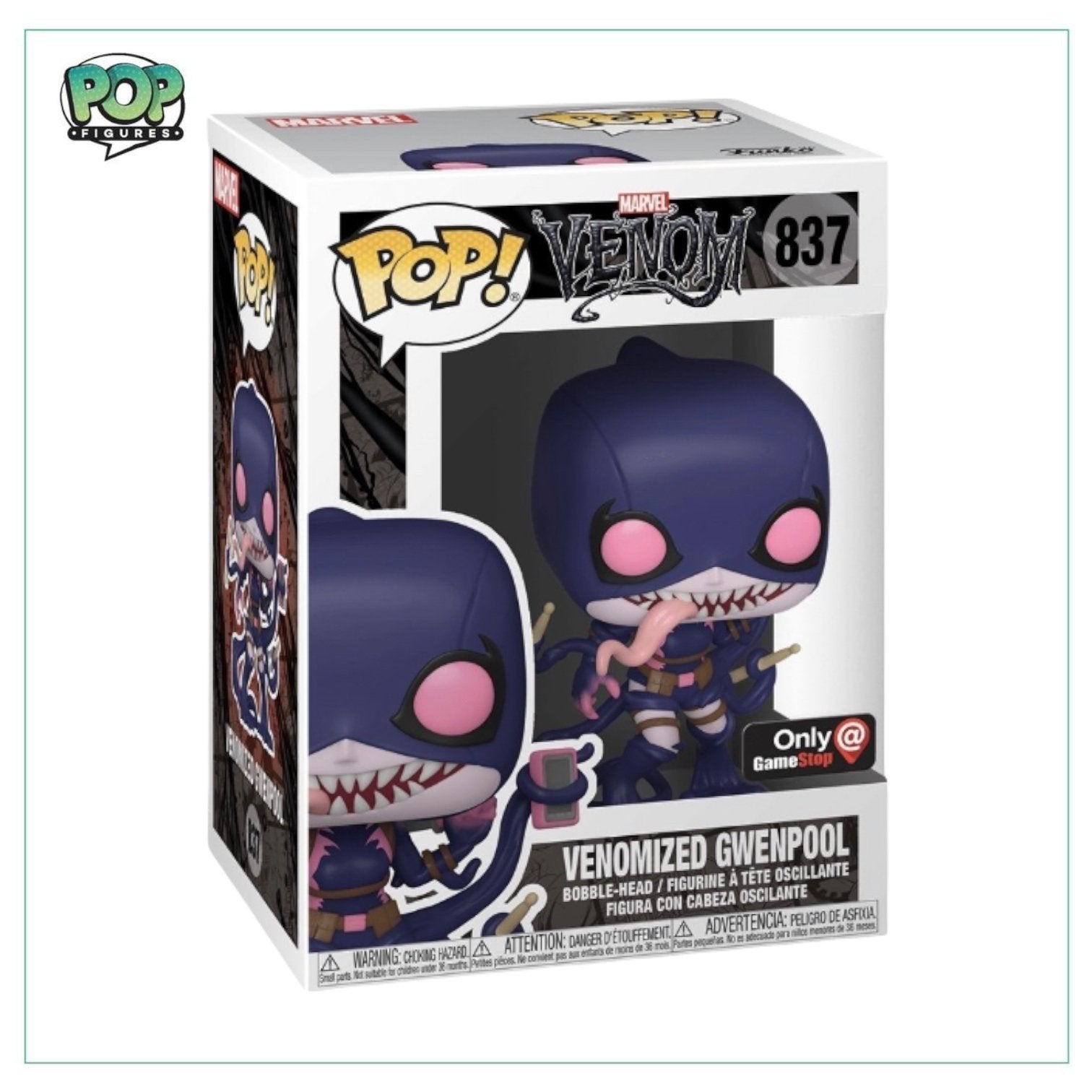 Venomized Gwenpool #837 Funko Pop! GameStop Exclusive - Pop Figures | Funko | Pop Funko | Funko Pop