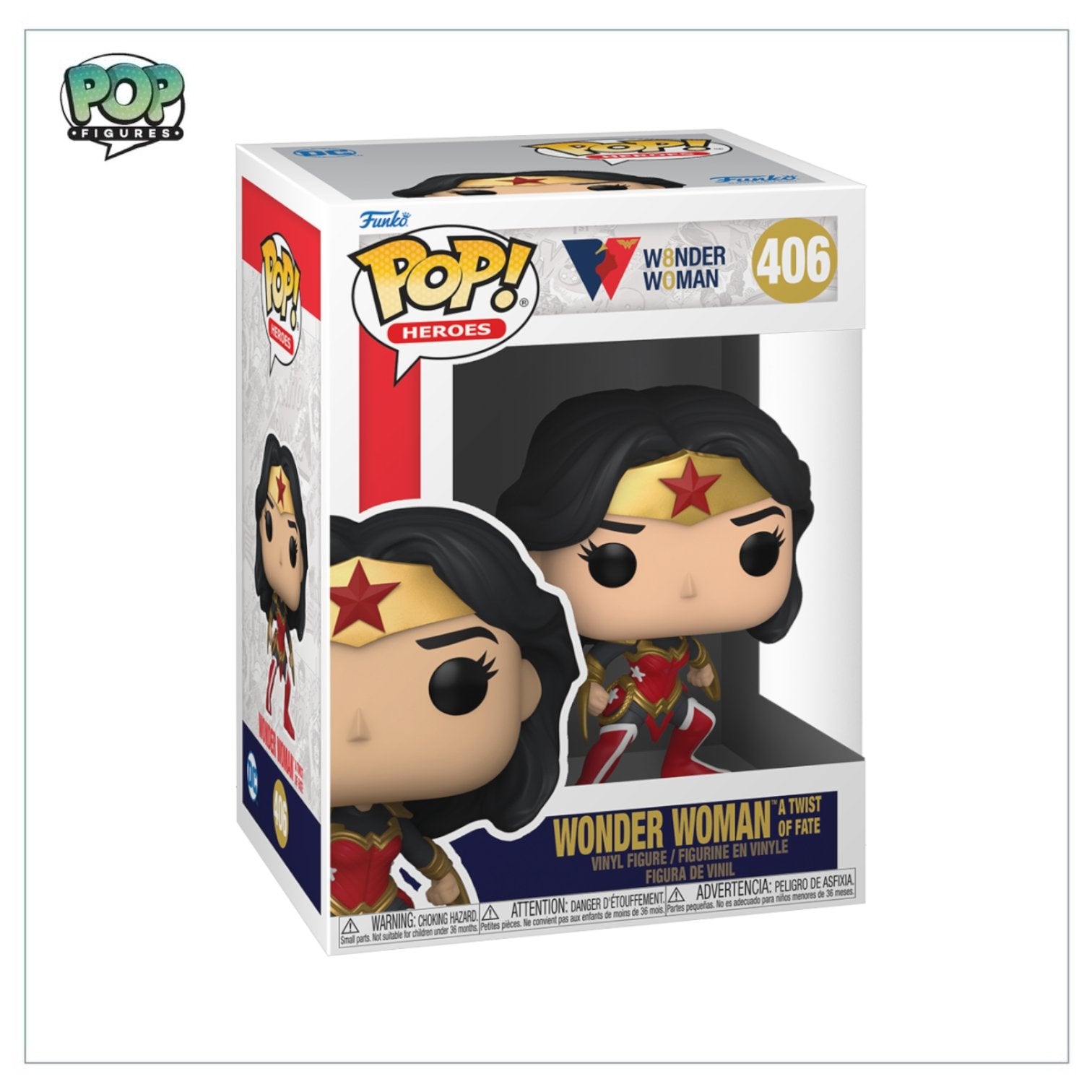 Wonder Woman (A Twist of Fate) #406 Funko Pop! Wonder Woman - PREORDER - Pop Figures | Funko | Pop Funko | Funko Pop