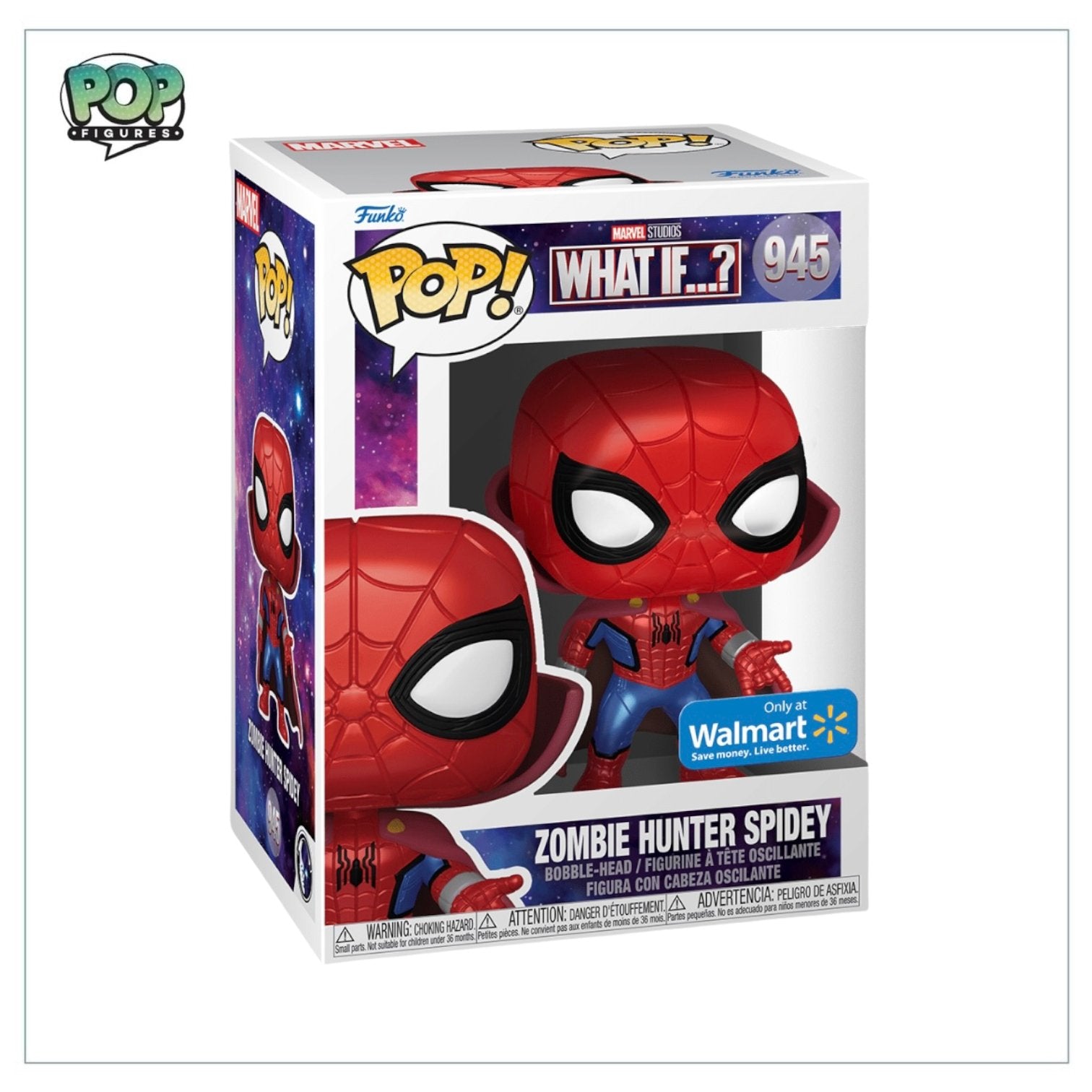 Zombie Hunter Spidey #945 Funko Pop! Marvel What If…? - Walmart Exclusive - PREORDER - Pop Figures | Funko | Pop Funko | Funko Pop