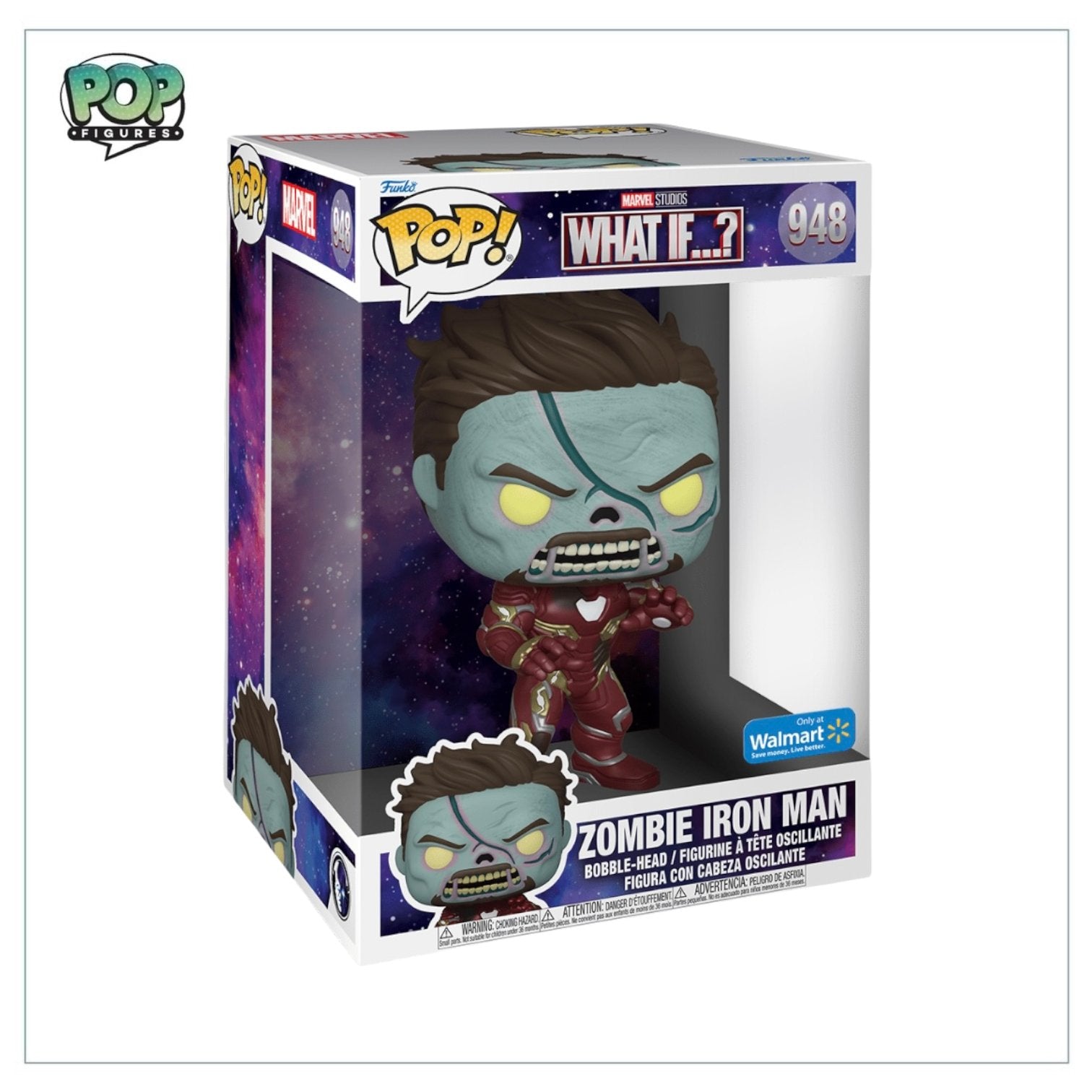 Zombie Iron Man (10”) #948 Funko Pop! Marvel What If…? - Walmart Exclusive - PREORDER - Pop Figures | Funko | Pop Funko | Funko Pop