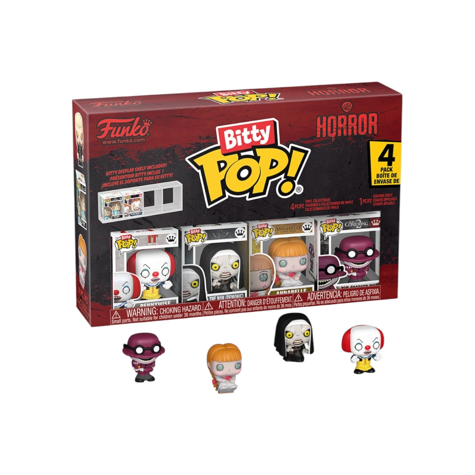 Pennywise 4 pack Funko Bitty Pops - Horror - PREORDER