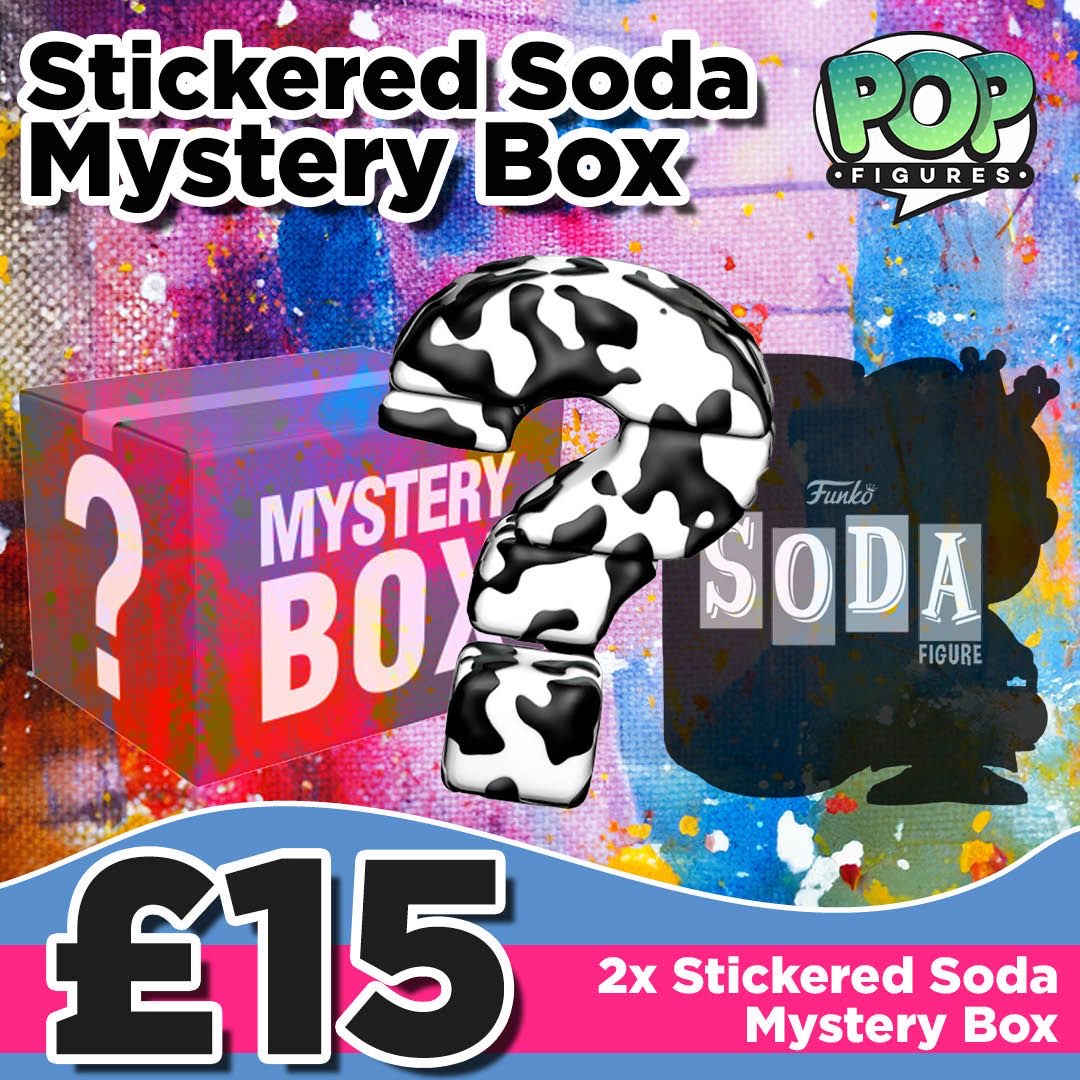 Two Stickered Soda Mystery Box