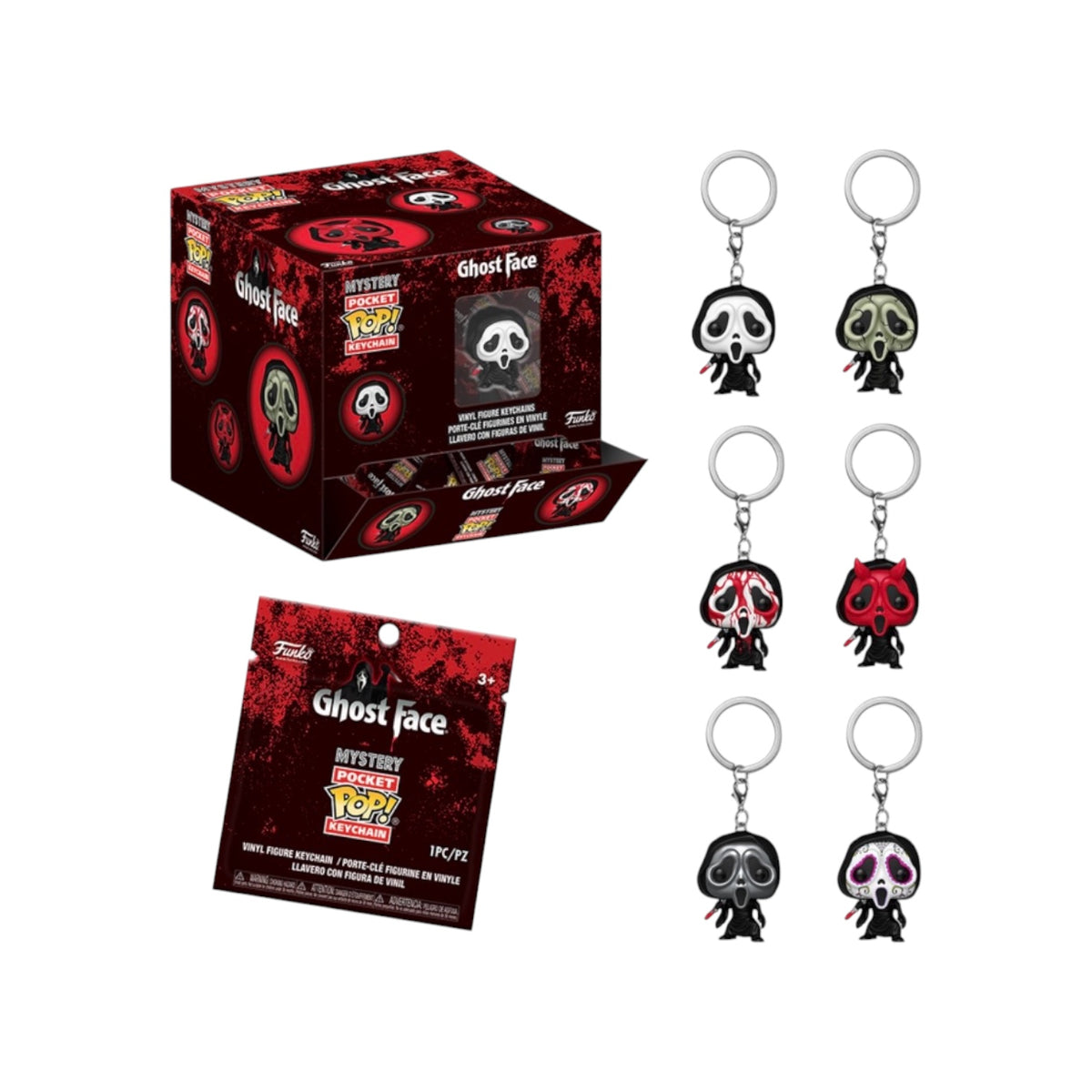 Scream Funko Mystery Keychains - Horror