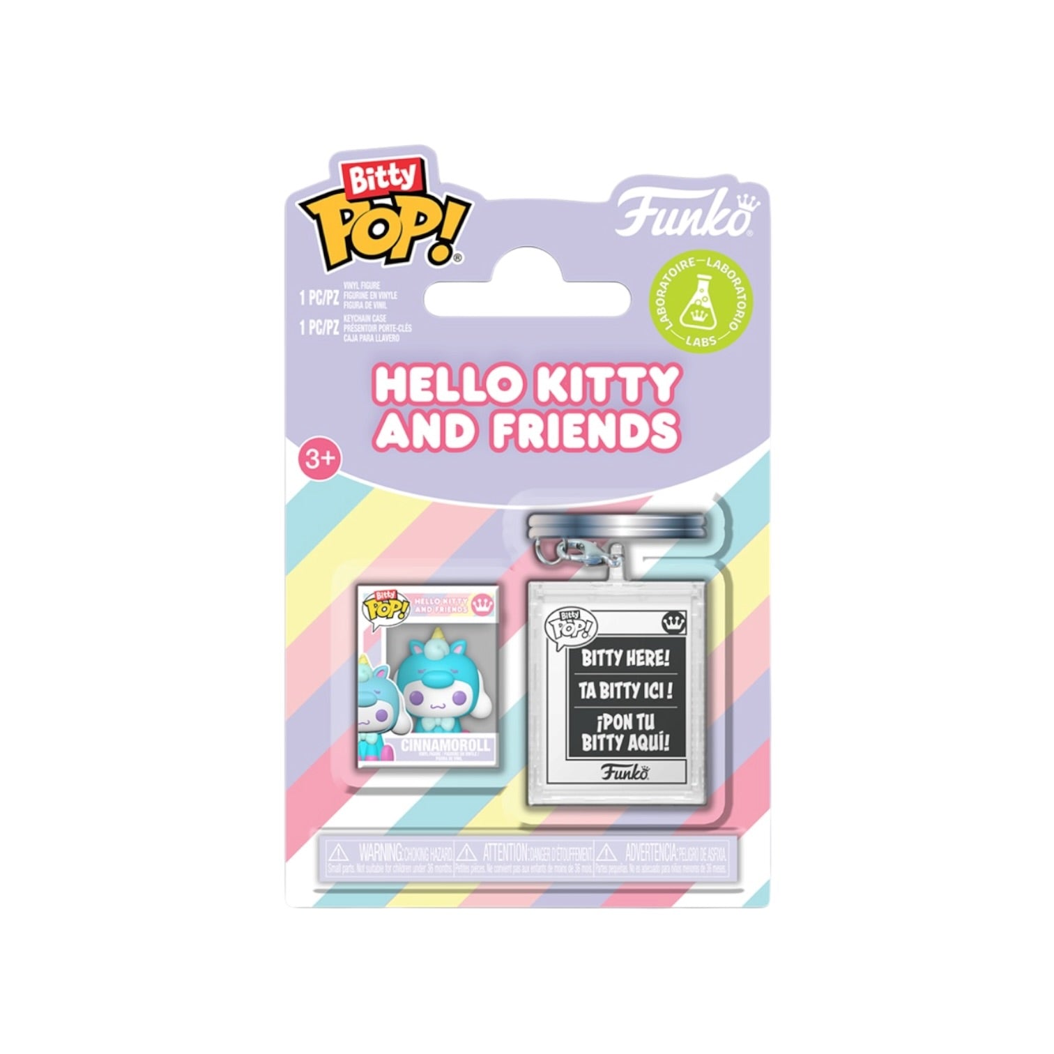 Cinnamoroll Unicorn Bitty Pop and Accessory Funko Keychain - Hello Kitty - PREORDER