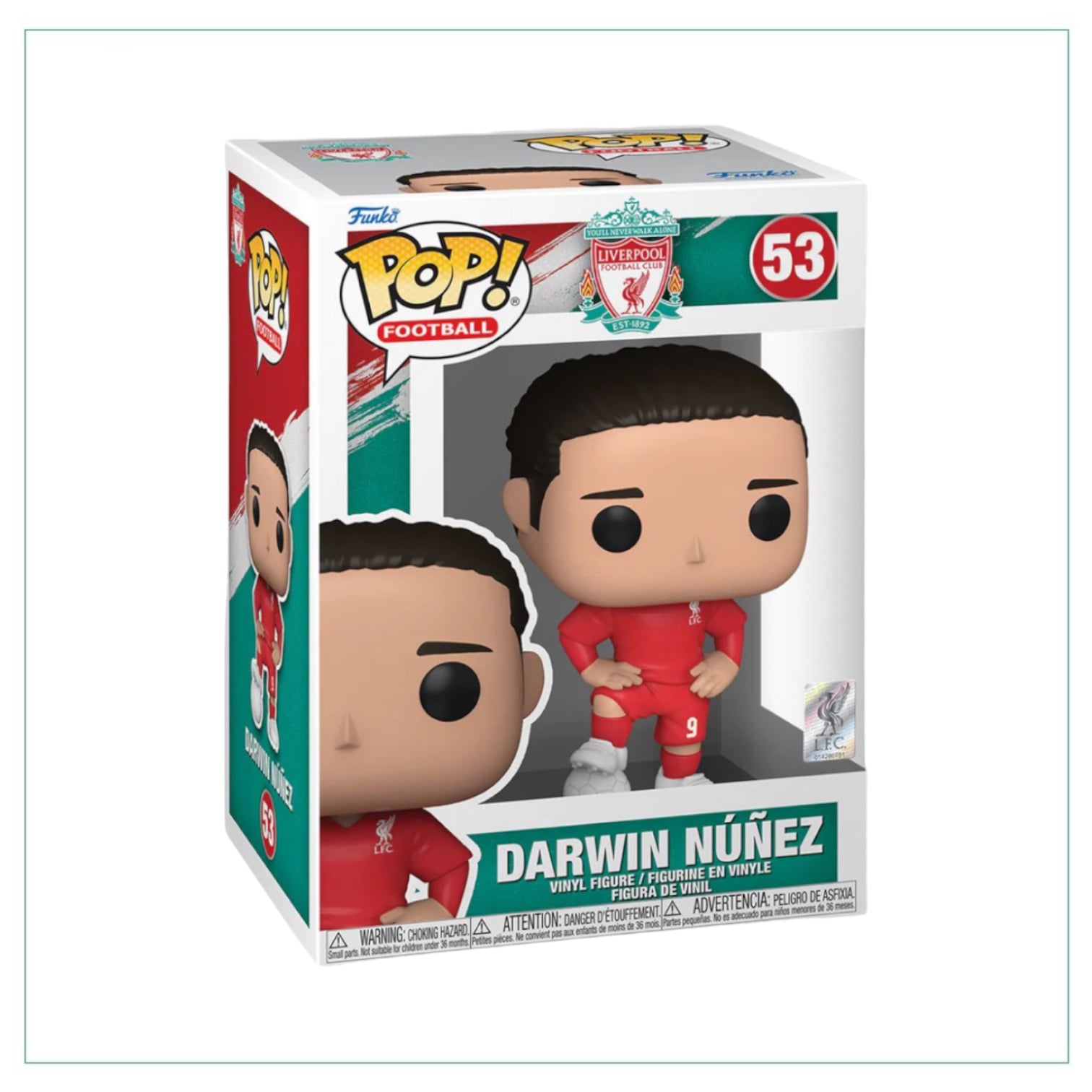 Darwin Núñez #53 Funko Pop! Liverpool FC - PREORDER