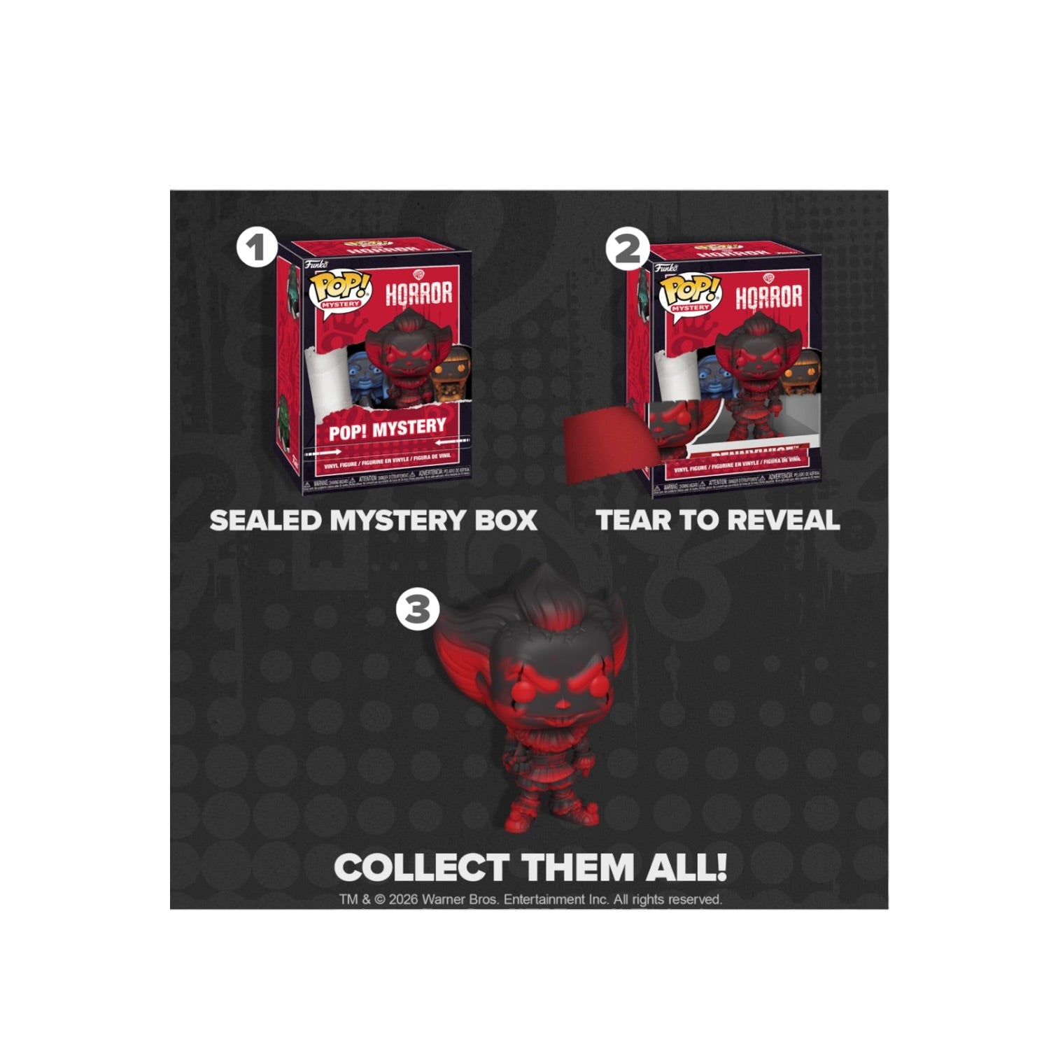 Horror Mystery Funko Pops - Chance of Chase - PREORDER