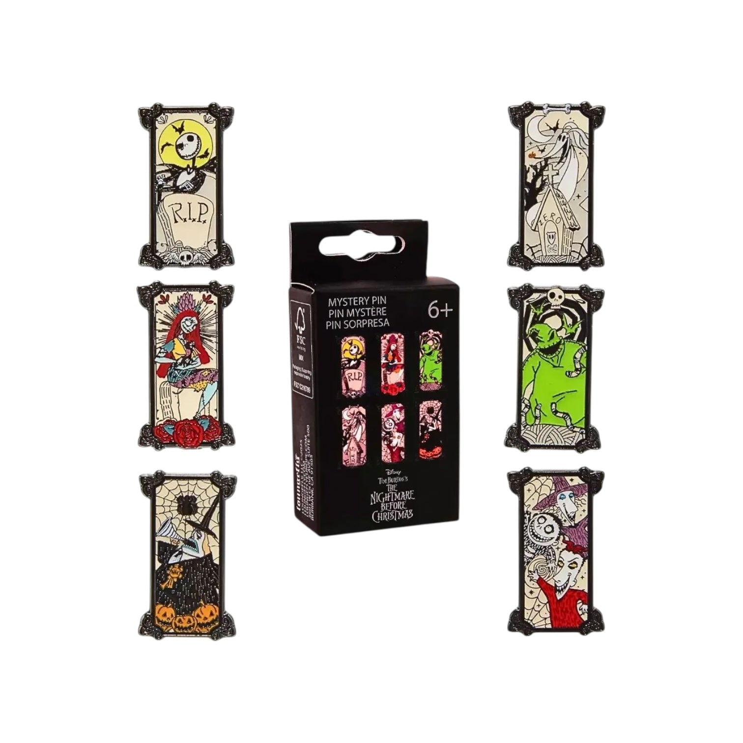 Nightmare Before Christmas Portrait Blind Box Mystery Pin
