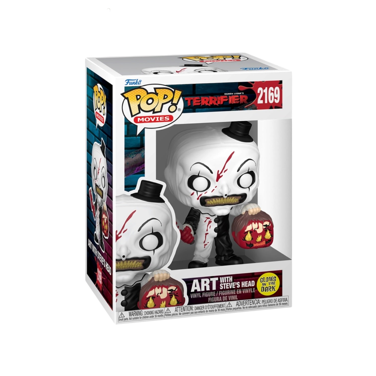 Art with Steves Head (glow in the dark) Funko Pop - Terrifier - PREORDER