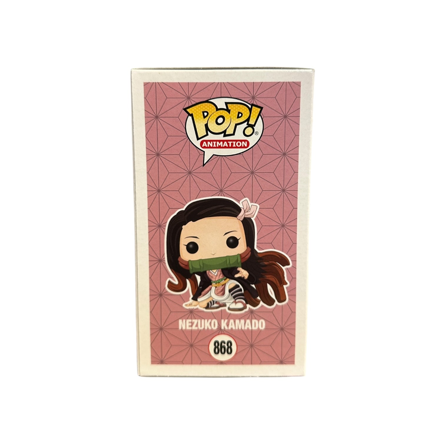 Abby Trott Signed Nezuko Kamado #868 Funko Pop! - Demon Slayer Side
