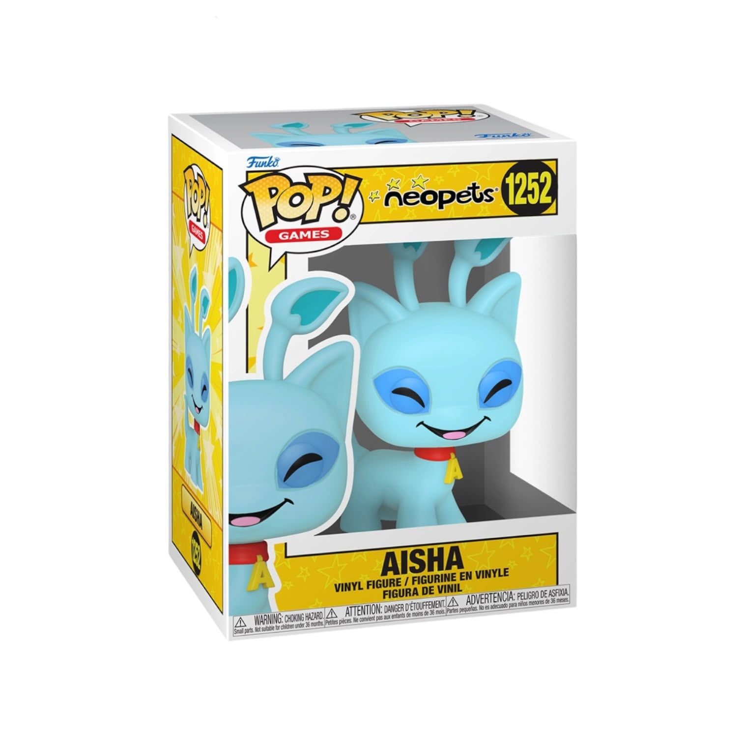 Funko Pop! vinyl figure of Aisha from Neopets in packaging