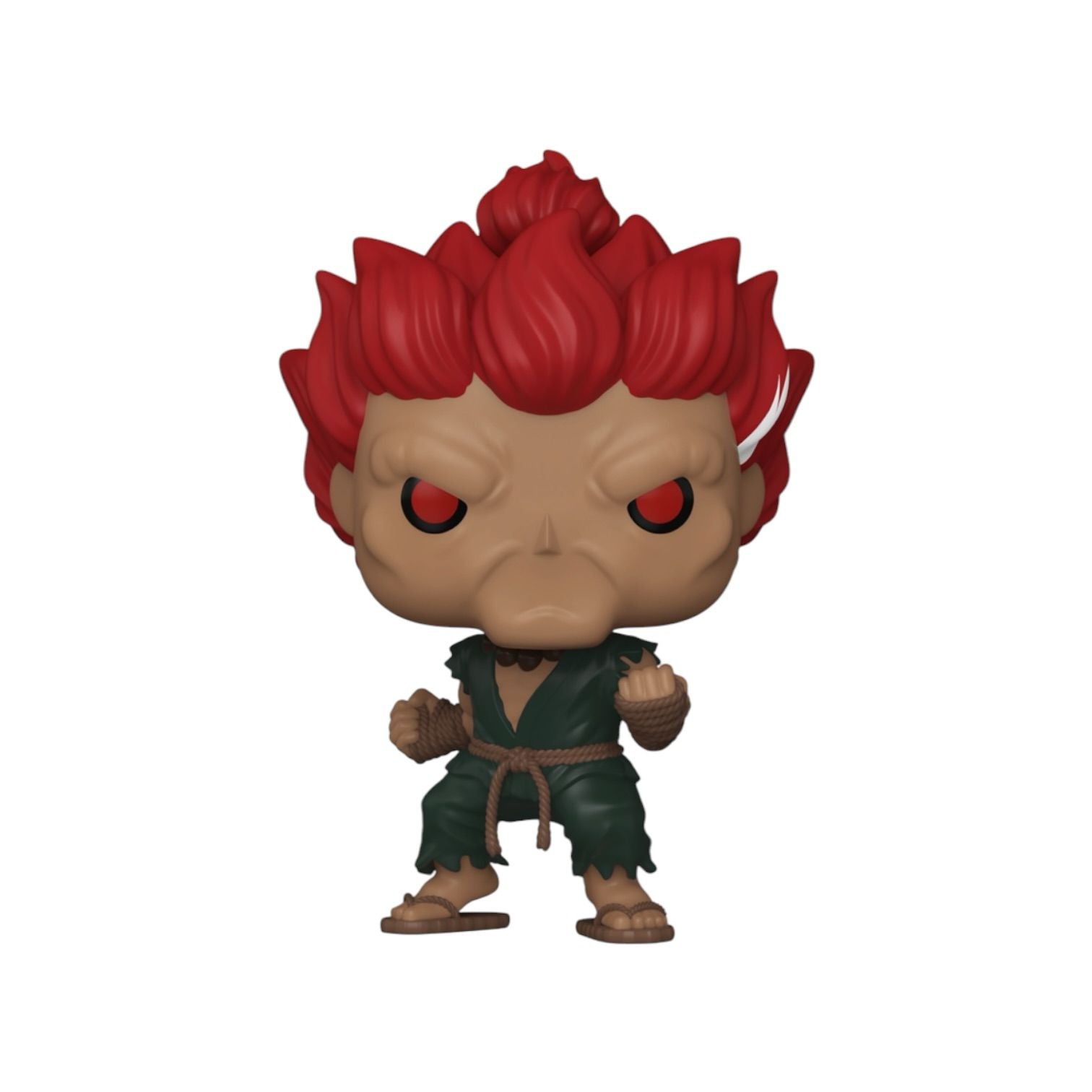 Pop! Vinyl figure with red hair and green outfit on a white background