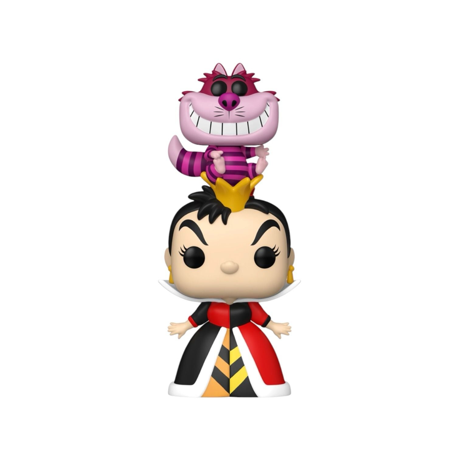 Two Funko Pop! figures stacked on top of each other against a white background