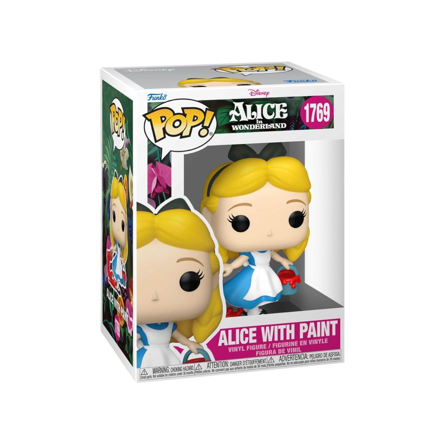Funko Pop! Alice in Wonderland vinyl figure packaging on a white background