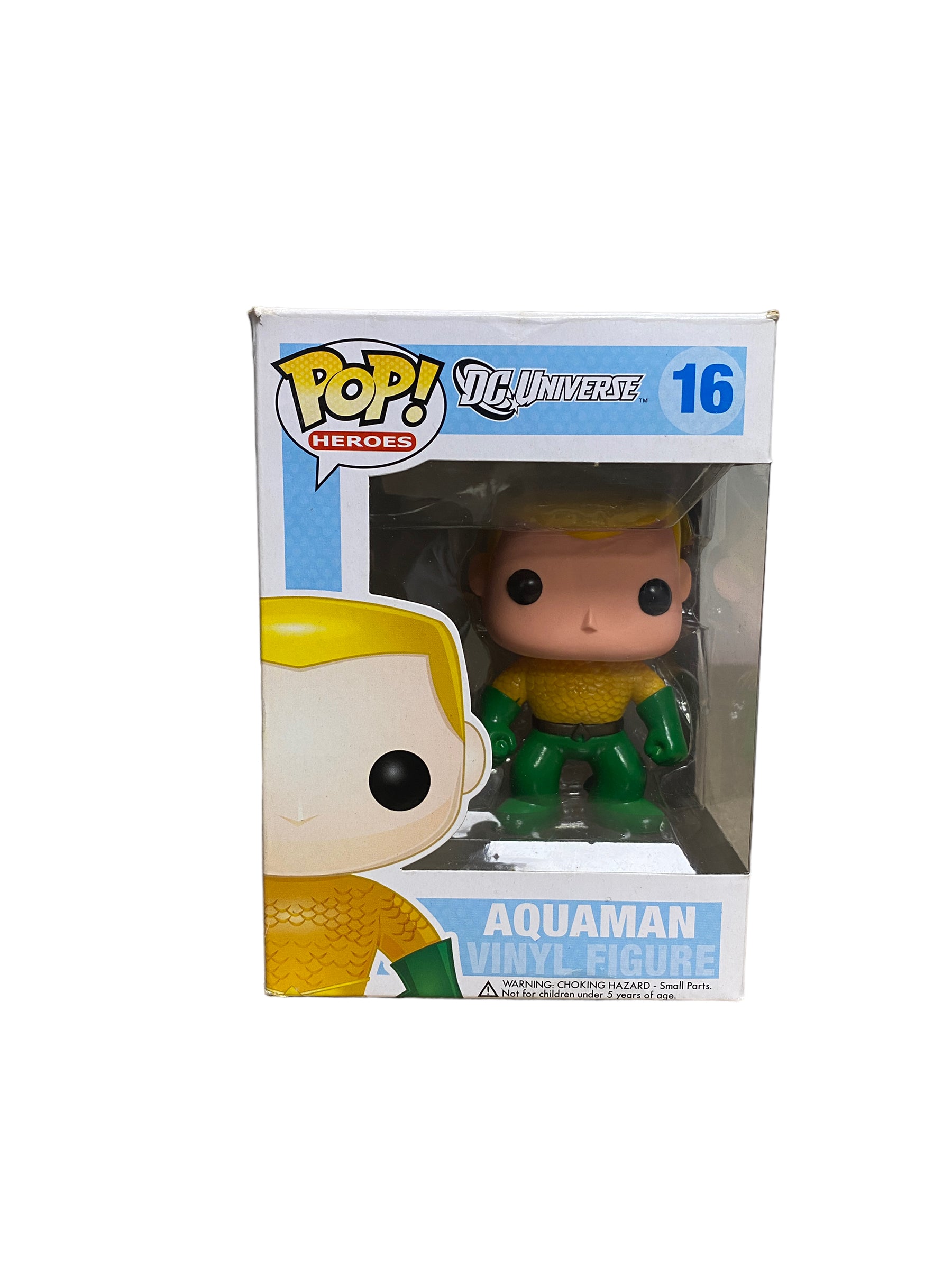 Aquaman #16 Funko Pop! from the DC Universe, 2011, rated 6.5/10, featuring the iconic superhero in a collectible design.
