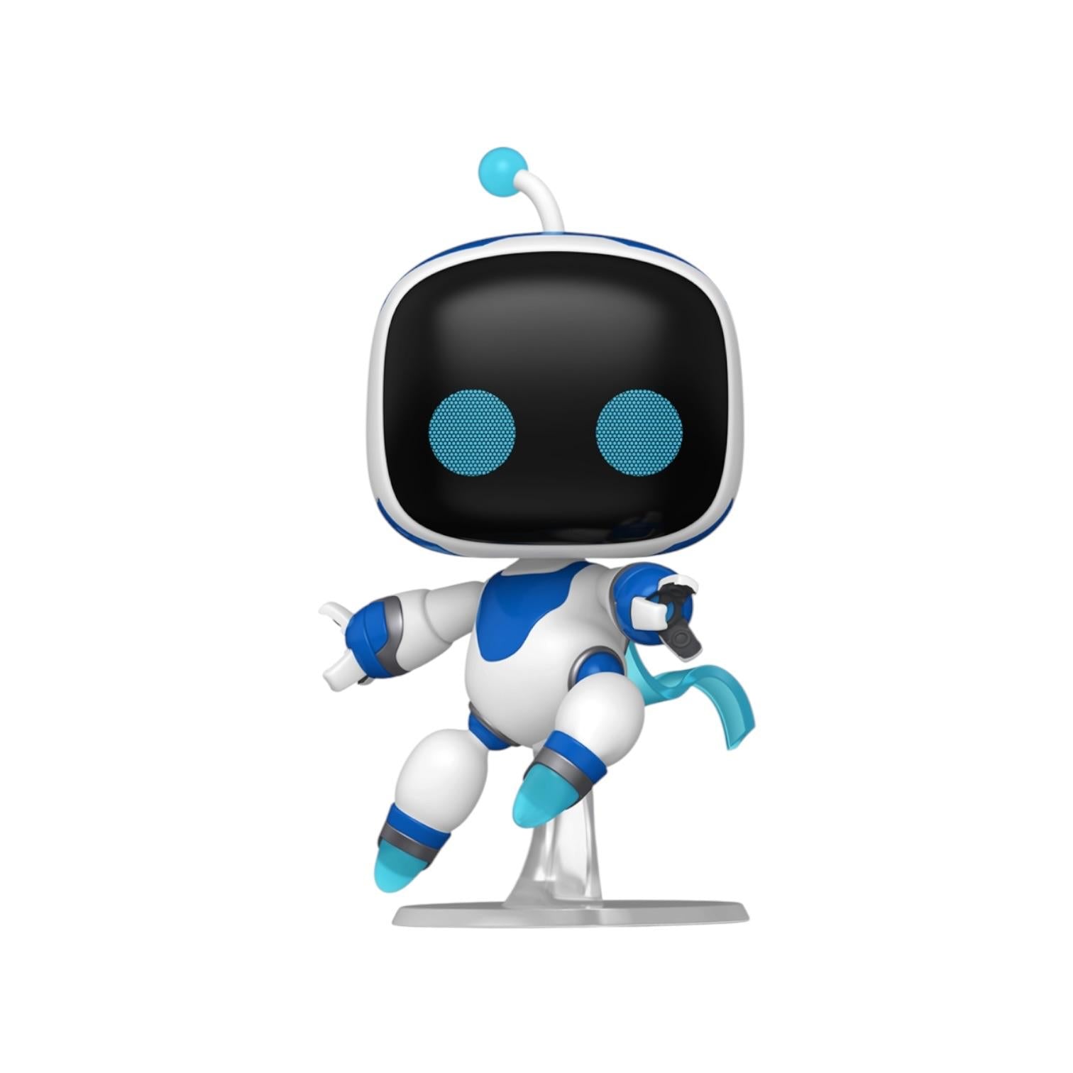 Toy robot figure on a white background