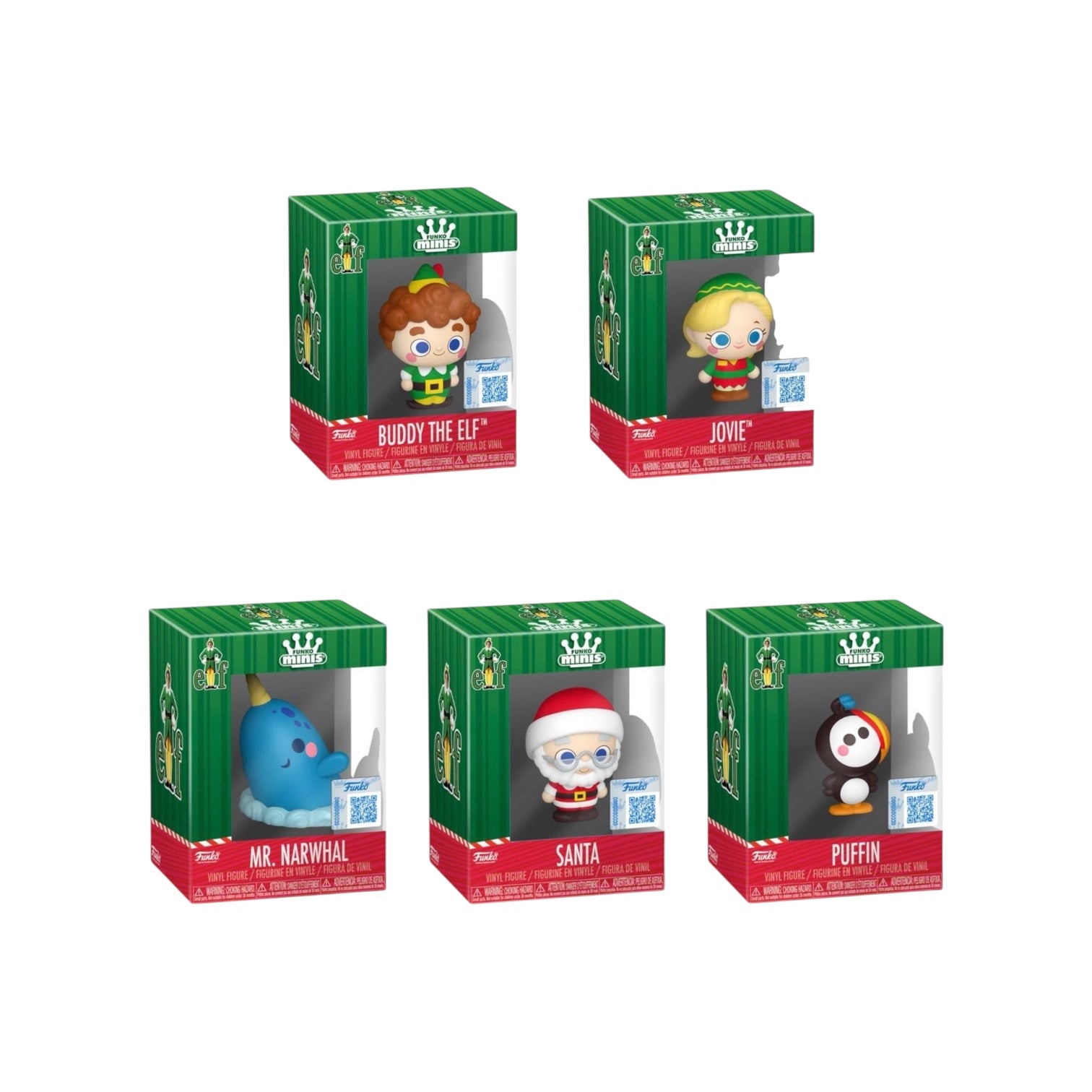 Elf Mini Vinyl Funko Figures
