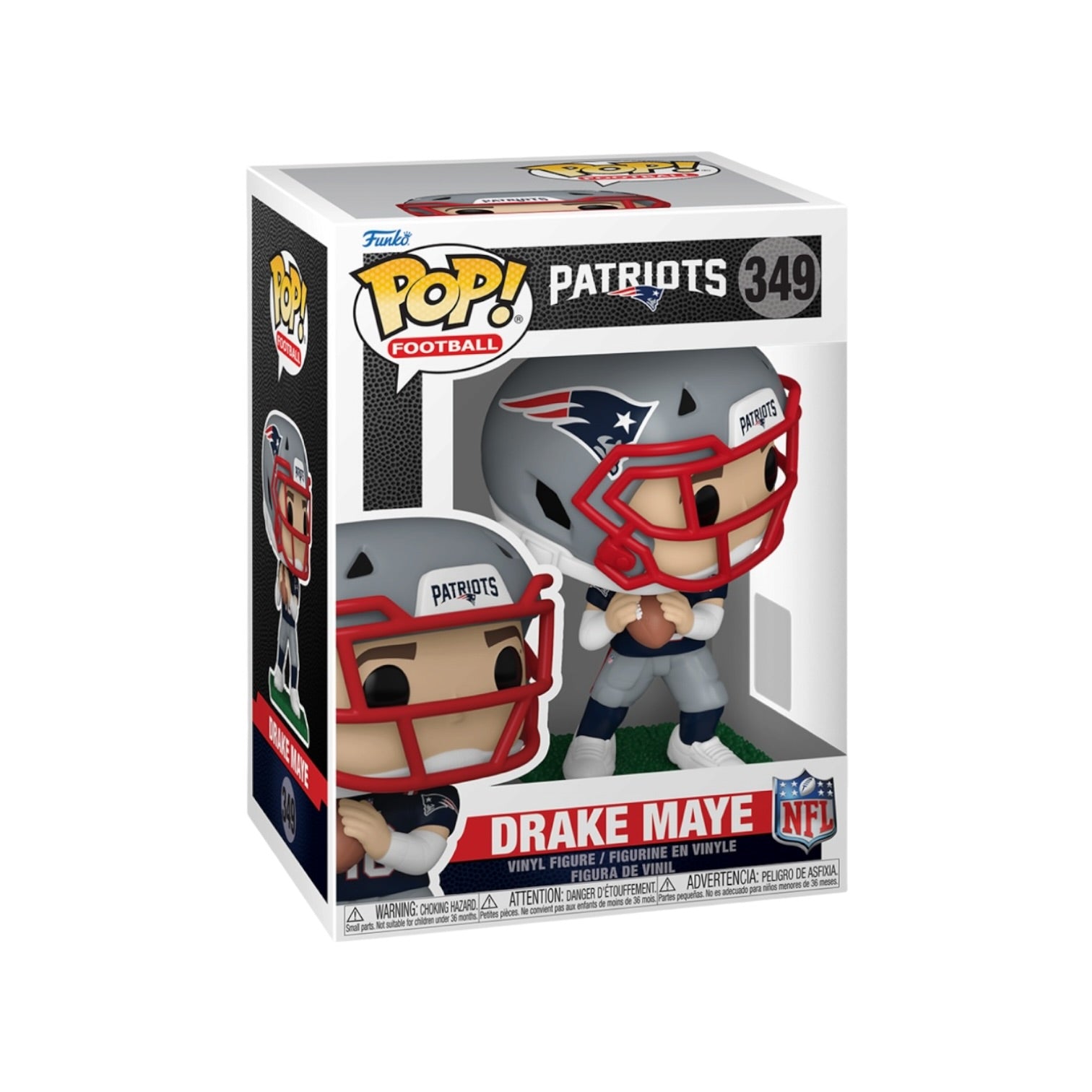 Drake Maye #349 Funko Pop - New England Patriots - PREORDER