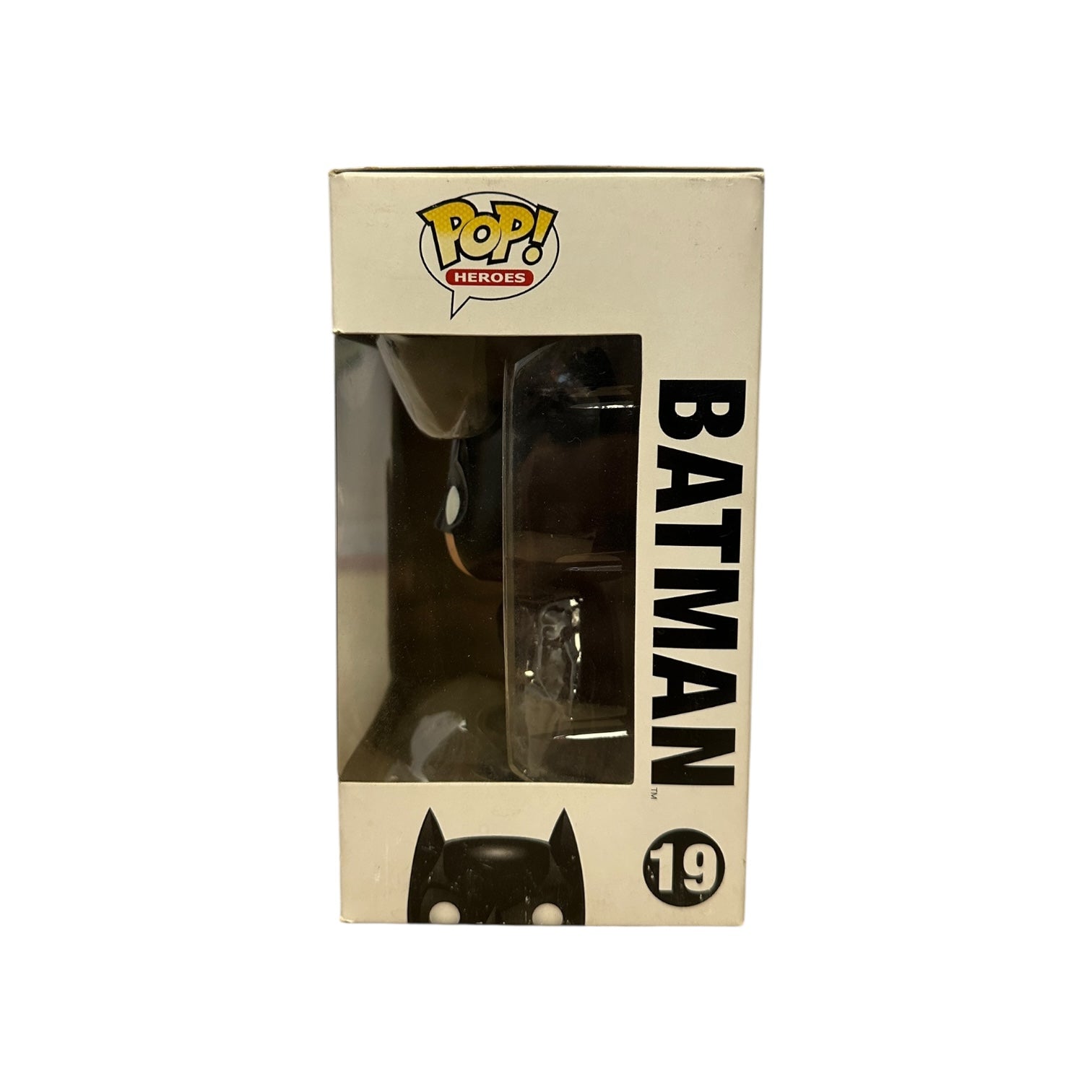 Boxed Pop! Heroes Batman figure with clear window