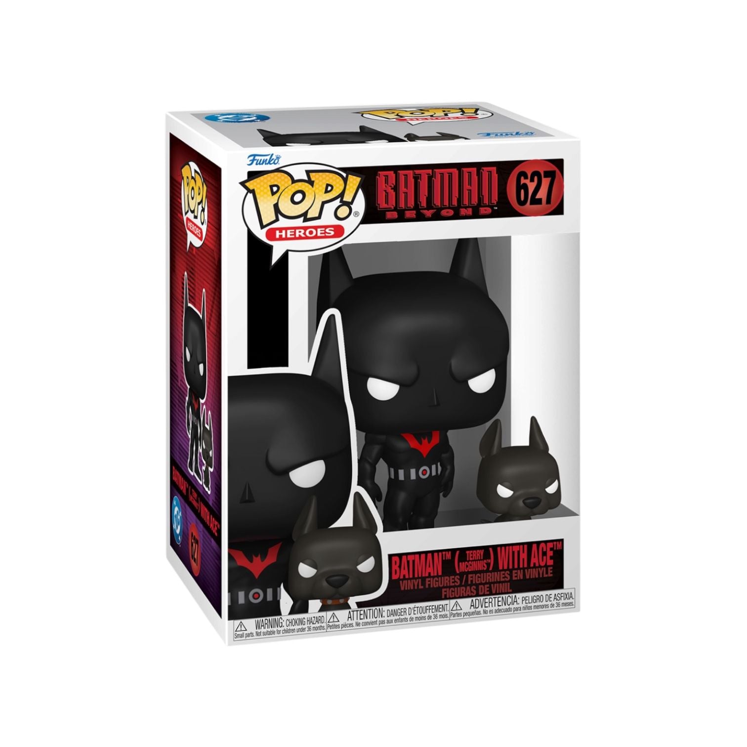 Funko Pop! Heroes Batman Beyond figure in packaging on a white background