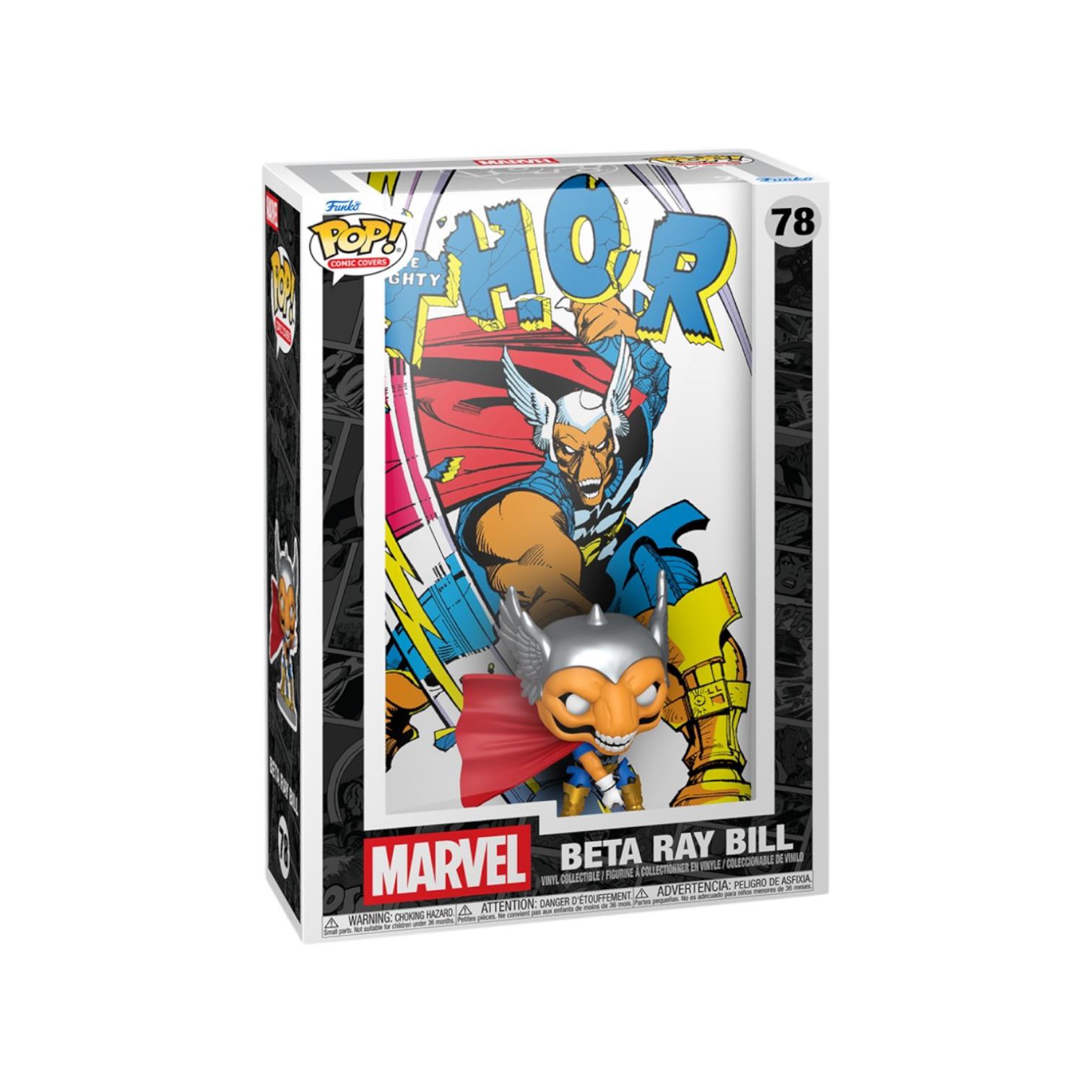 Pop! Marvel Beta Ray Bill action figure packaging on a white background