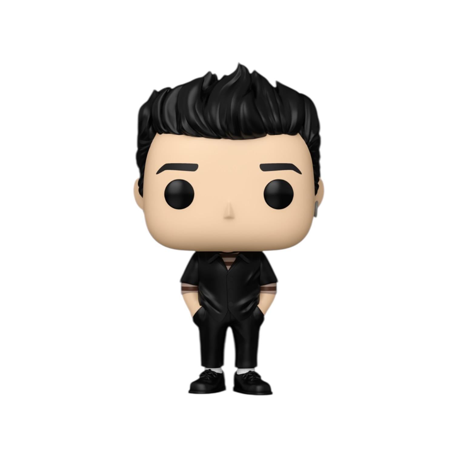 Funko Pop! vinyl figure of a person in a black outfit on a white background