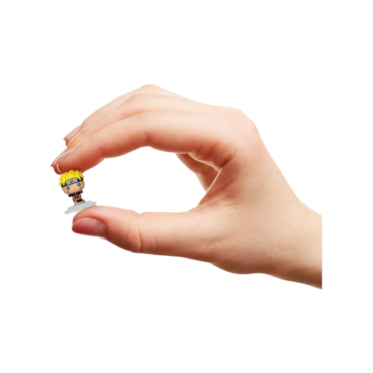 Bitty Pop in hand  on a white background 