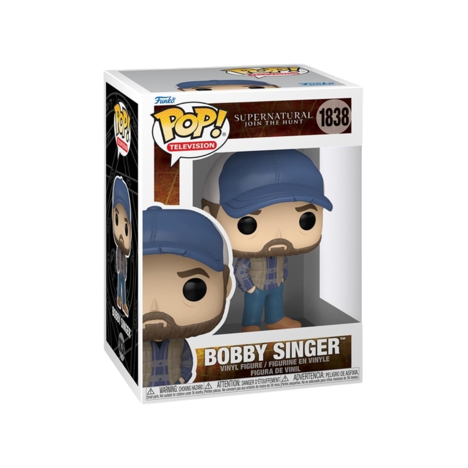 Funko Pop! vinyl figure of Bobby Singer from Supernatural in packaging
