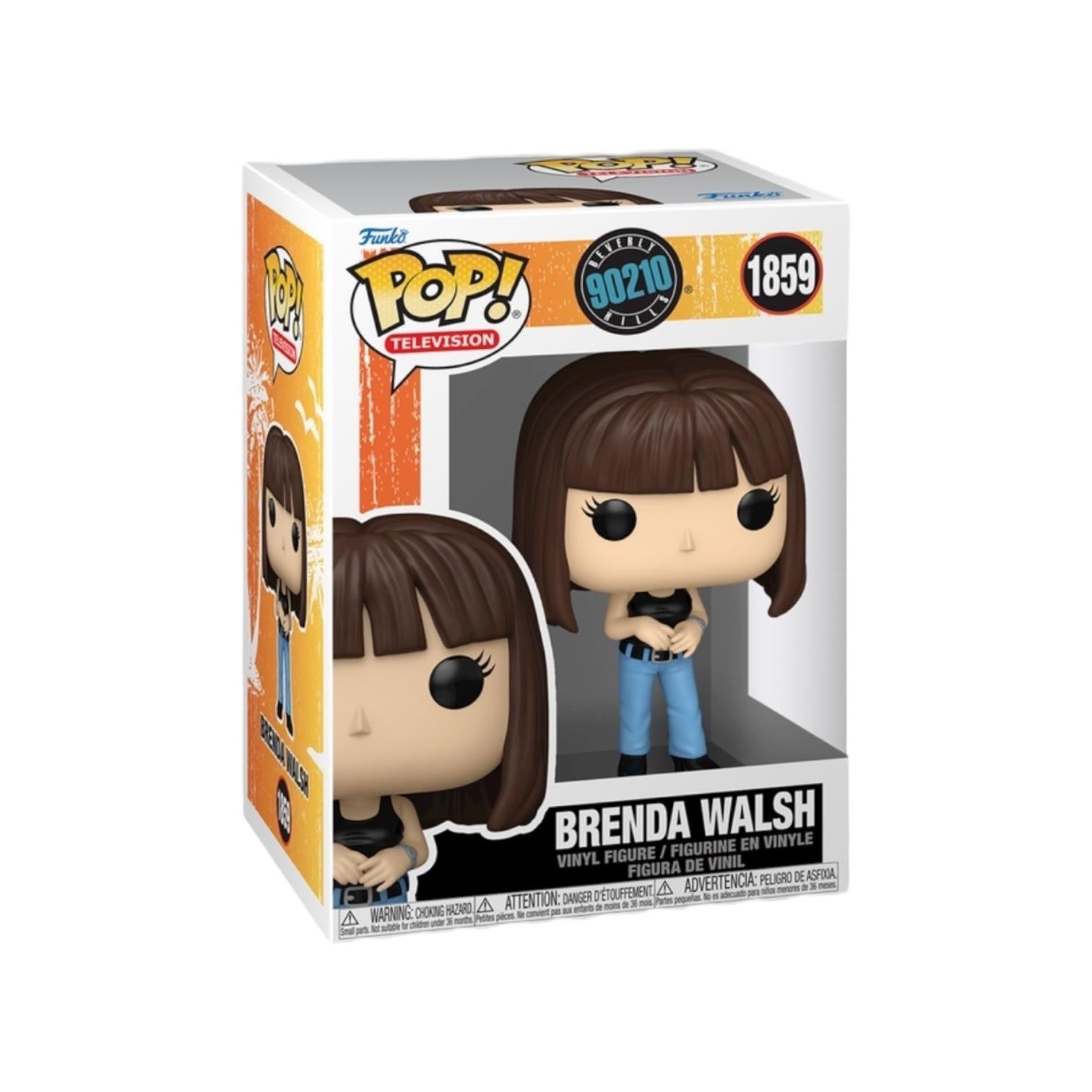 Funko Pop! vinyl figure of Brenda Walsh in packaging on a white background