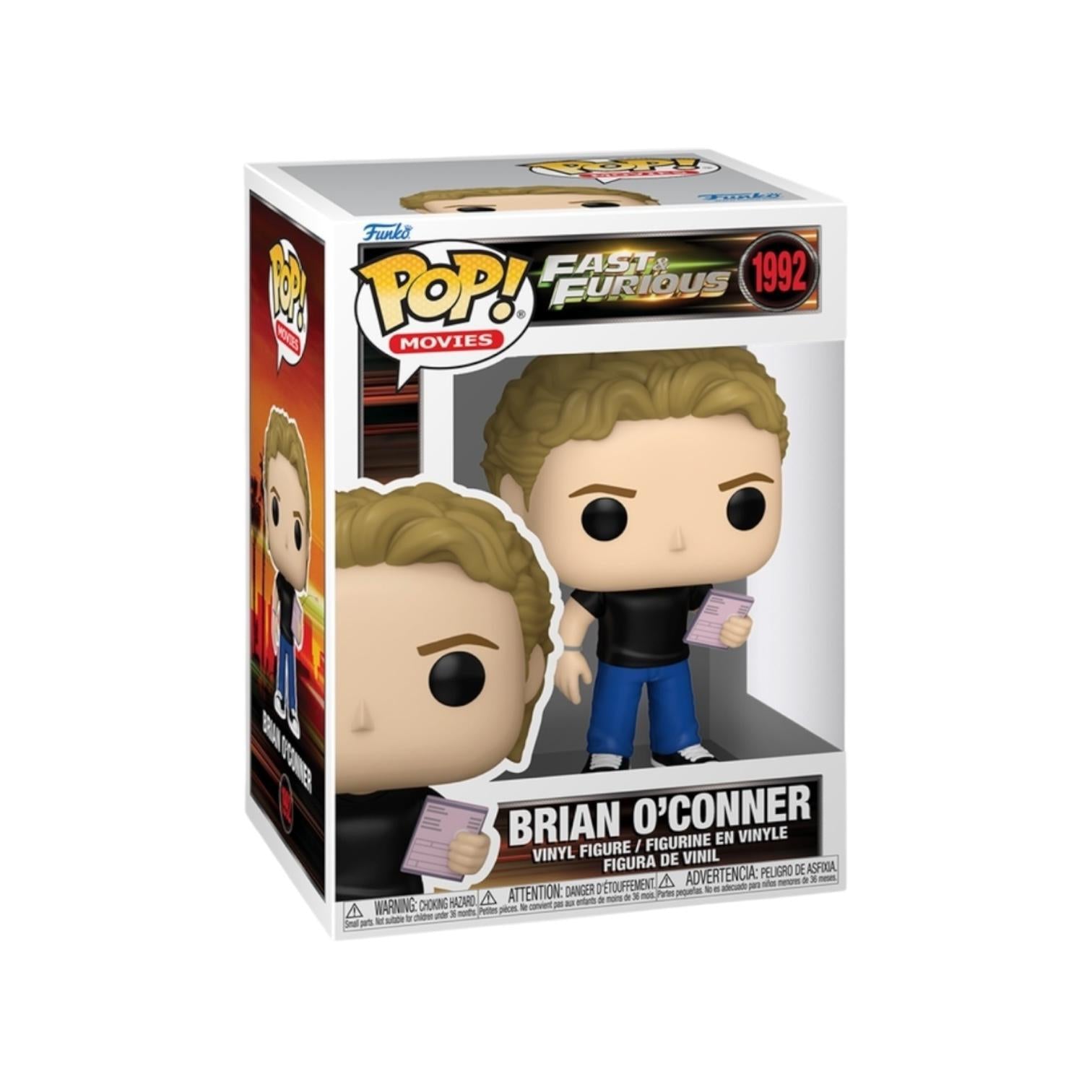 Funko Pop! vinyl figure packaging for Brian O'Connor from Fast & Furious series