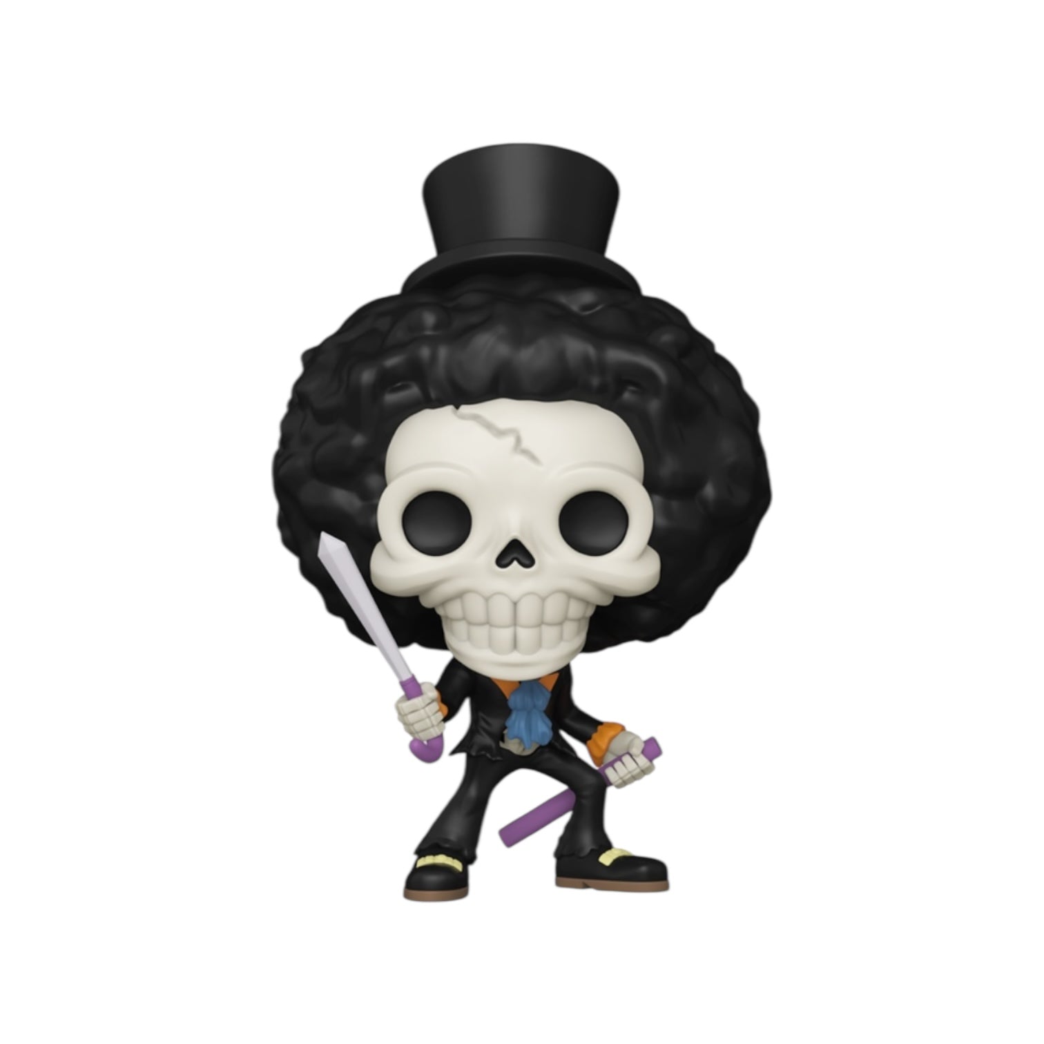 Funko Pop! vinyl figure with a skeleton design wearing a top hat on a white background