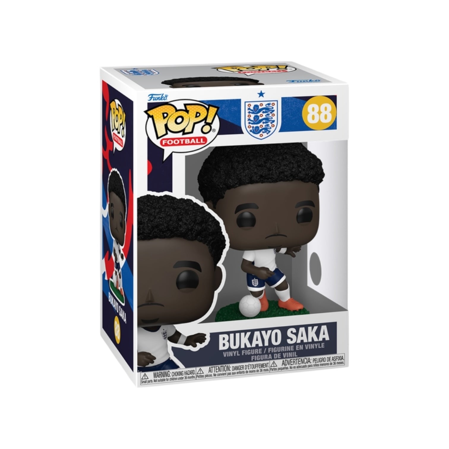 Bukayo Saka Funko Vinyl figure in packaging 