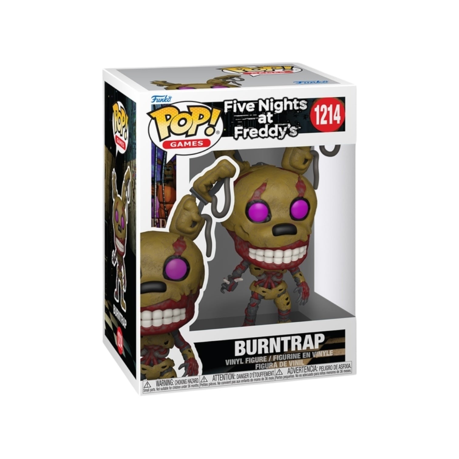 Funko Pop! vinyl figure of Burntrap from Five Nights at Freddy's in packaging
