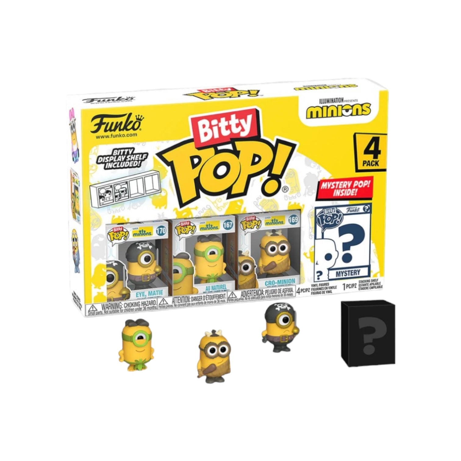 Eye Matie 4 Pack Bitty Funko POP! - Minions - Chance Of Chase - PREORDER
