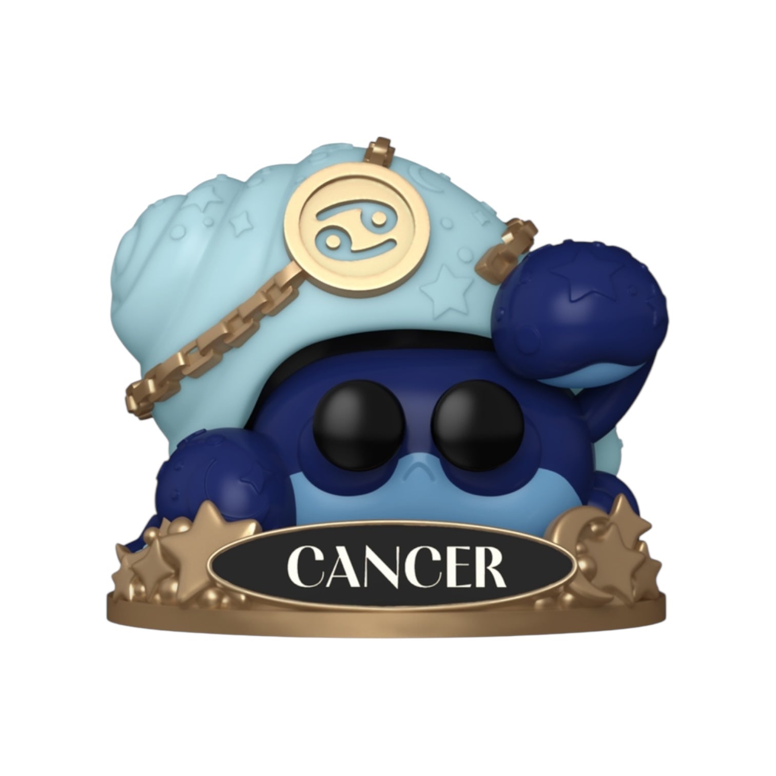 Cancer Funko Pop blue funko Vinyl figure on a white background 