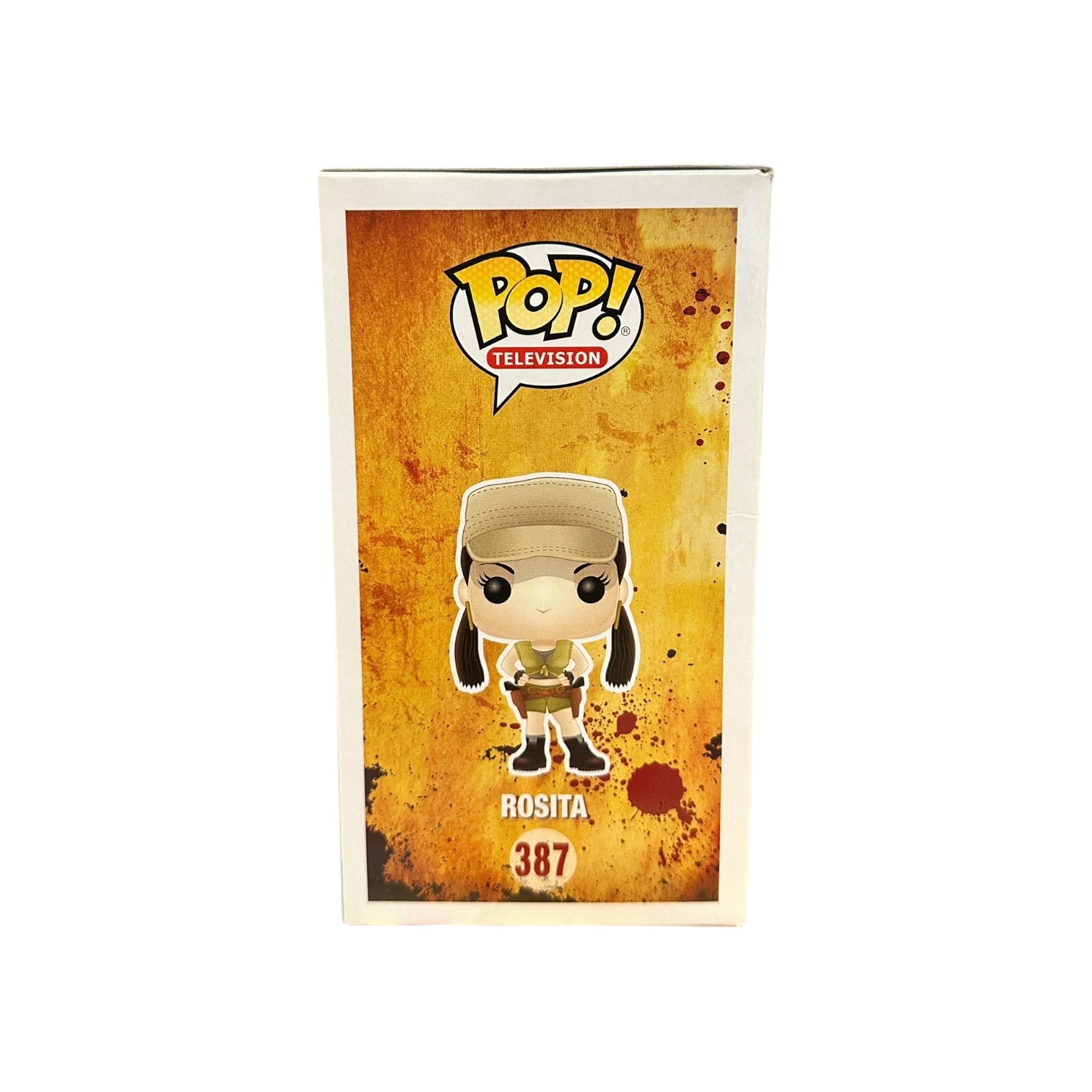 Christian Serratos Signed Rosita #387 Funko Pop! - The Walking Dead Side