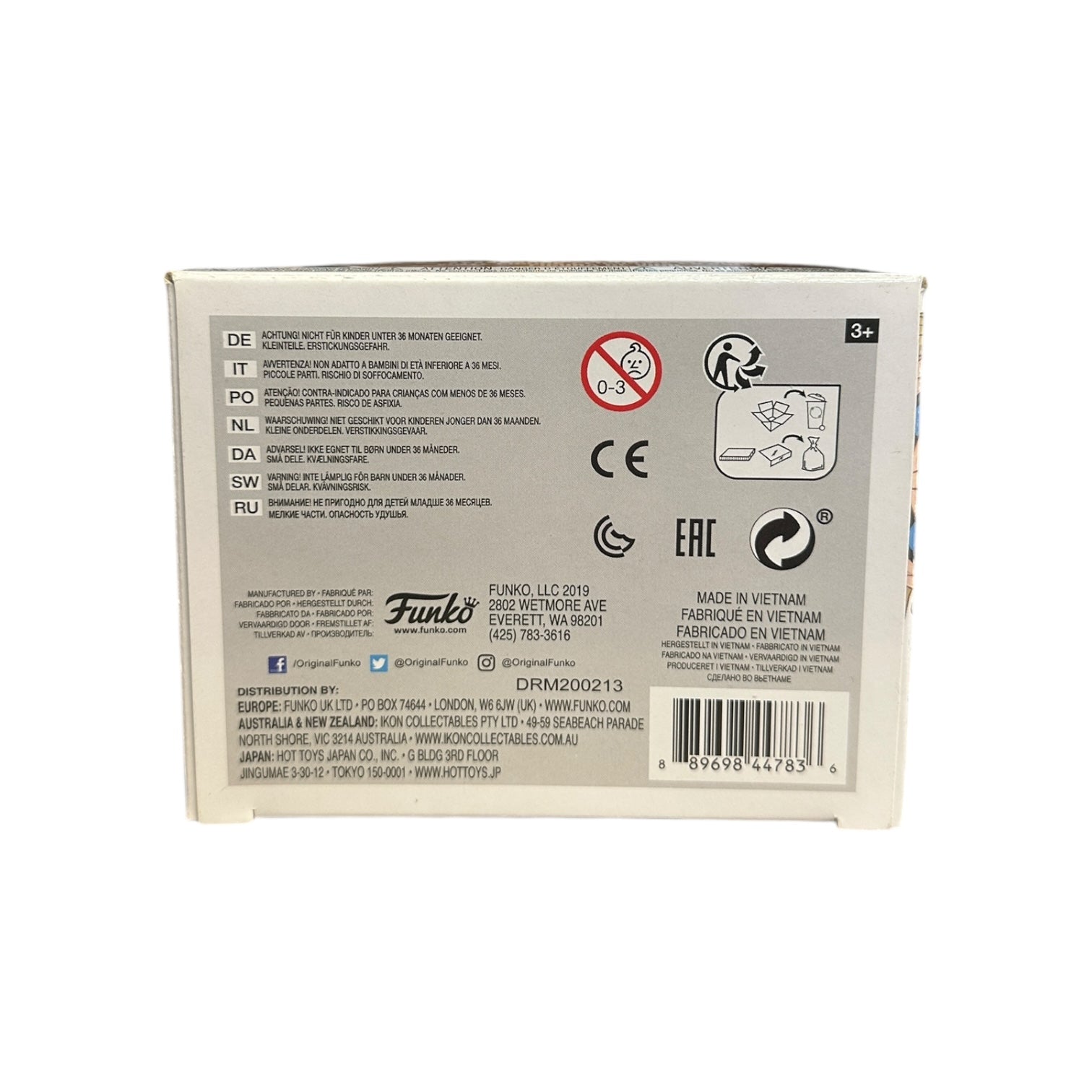 Christopher Sabat Signed All Might (Weakened) #648 (Glows in the Dark) Funko Pop! - My Hero Academia - Special Edition Bottom