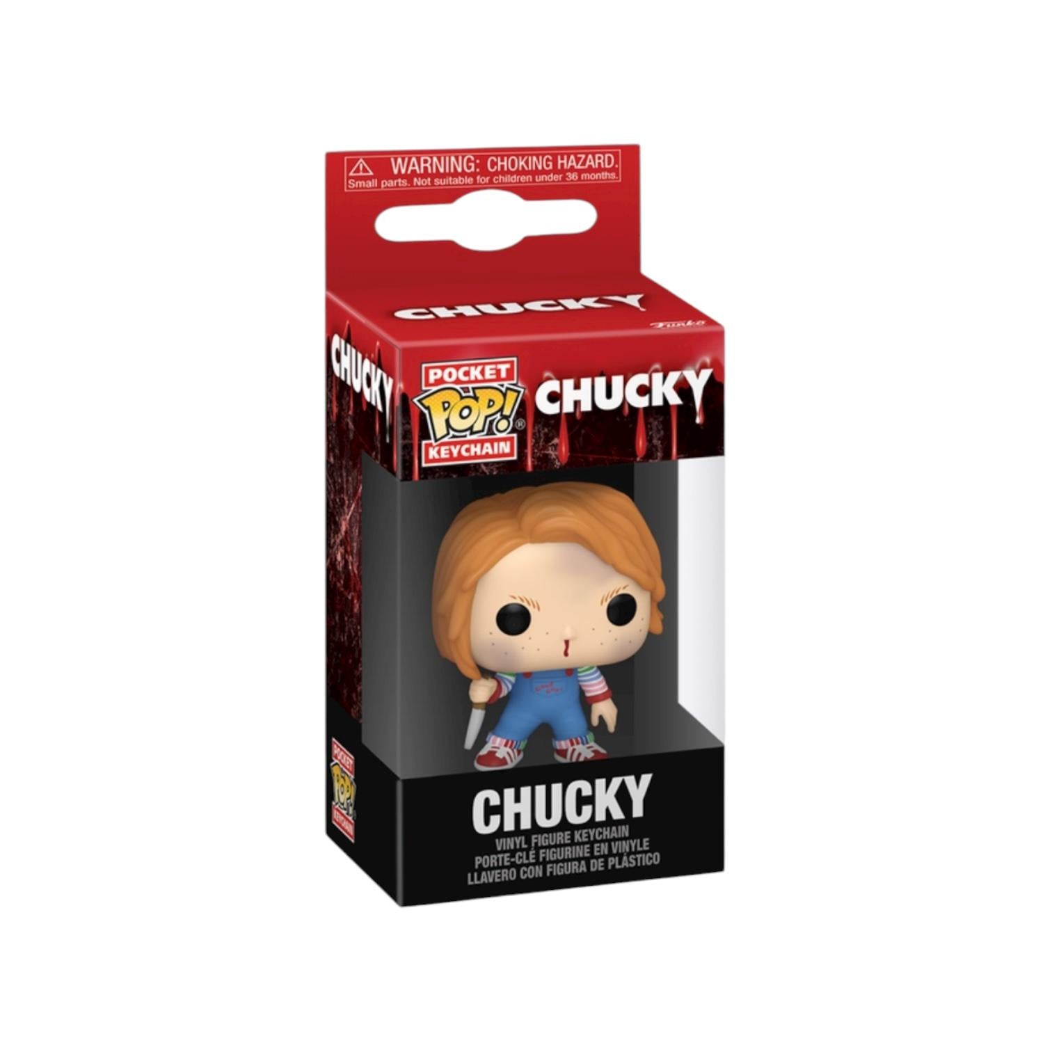 Funko Pop! Chucky figure packaging on a white background