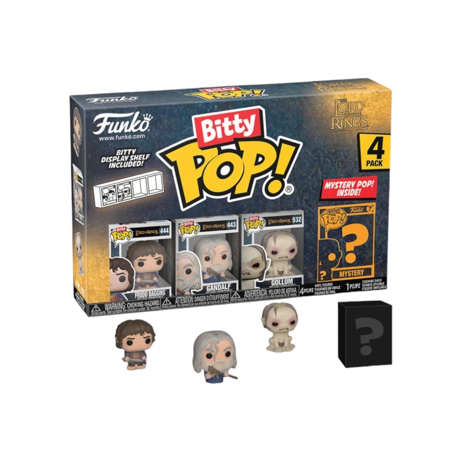 Frodo 4 Pack Bitty Funko Pop! - Lord of the Rings - Chance Of Chase - PREORDER