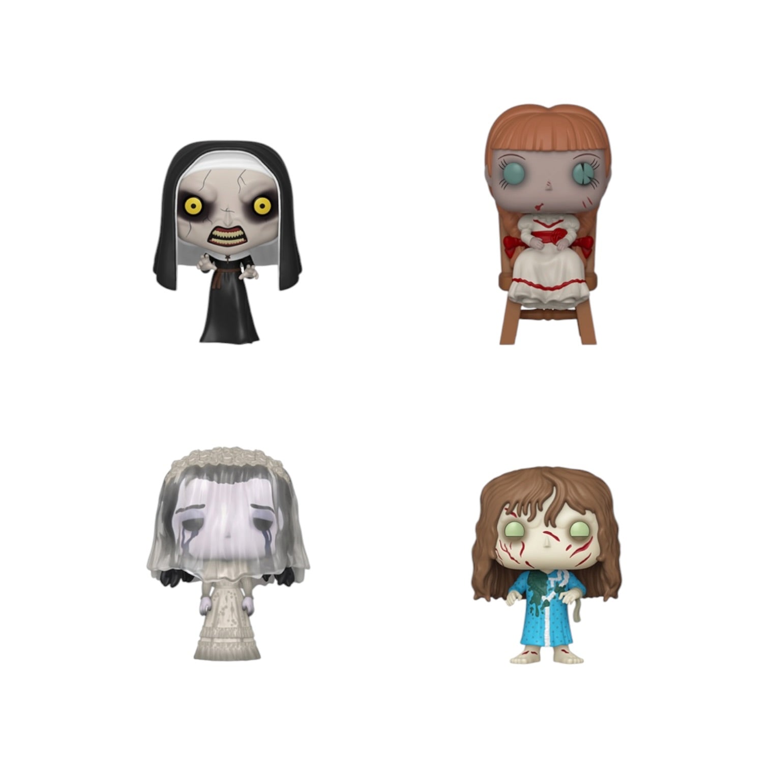 Horror 4 Pack Funko Pops - Horror Movies - PREORDER