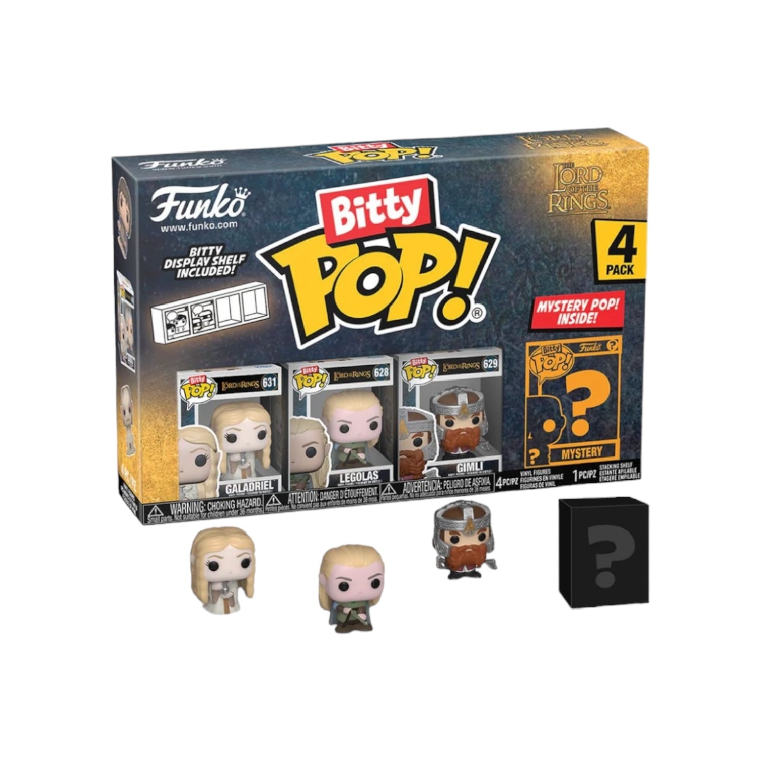 Galadriel 4 Pack Bitty Funko Pop! - Lord of the Rings - Chance Of Chase - PREORDER