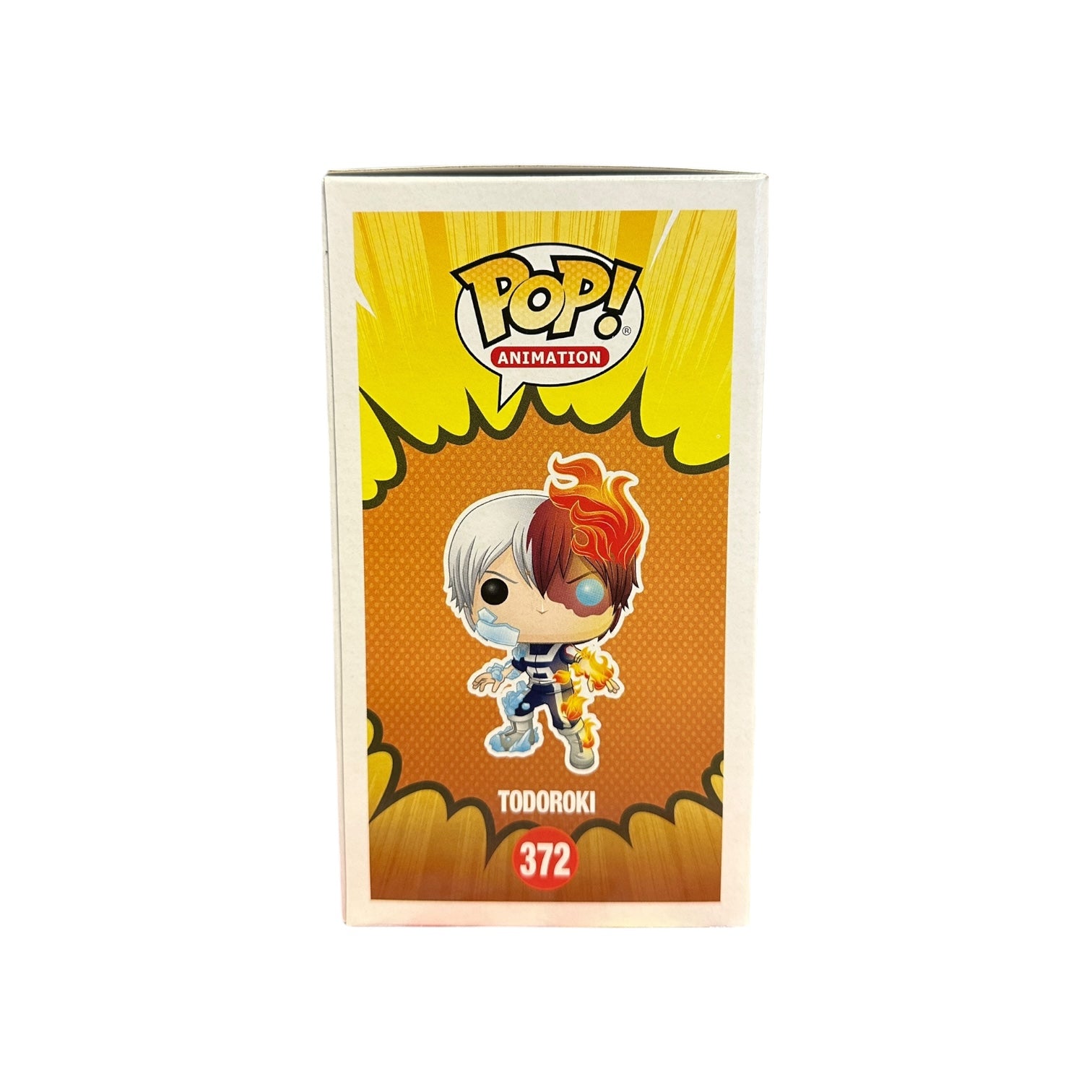 David Matranga Signed Todoroki #372 (Glows in the Dark) Funko Pop! - My Hero Academia - Special Edition Side