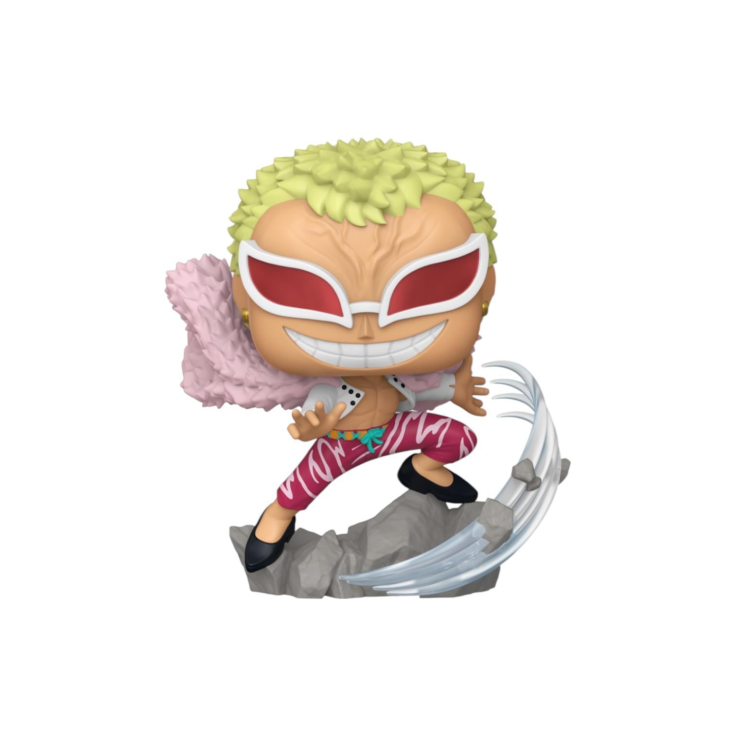 Funko Pop! vinyl figure of a character with spiky green hair and red eyes on a white background