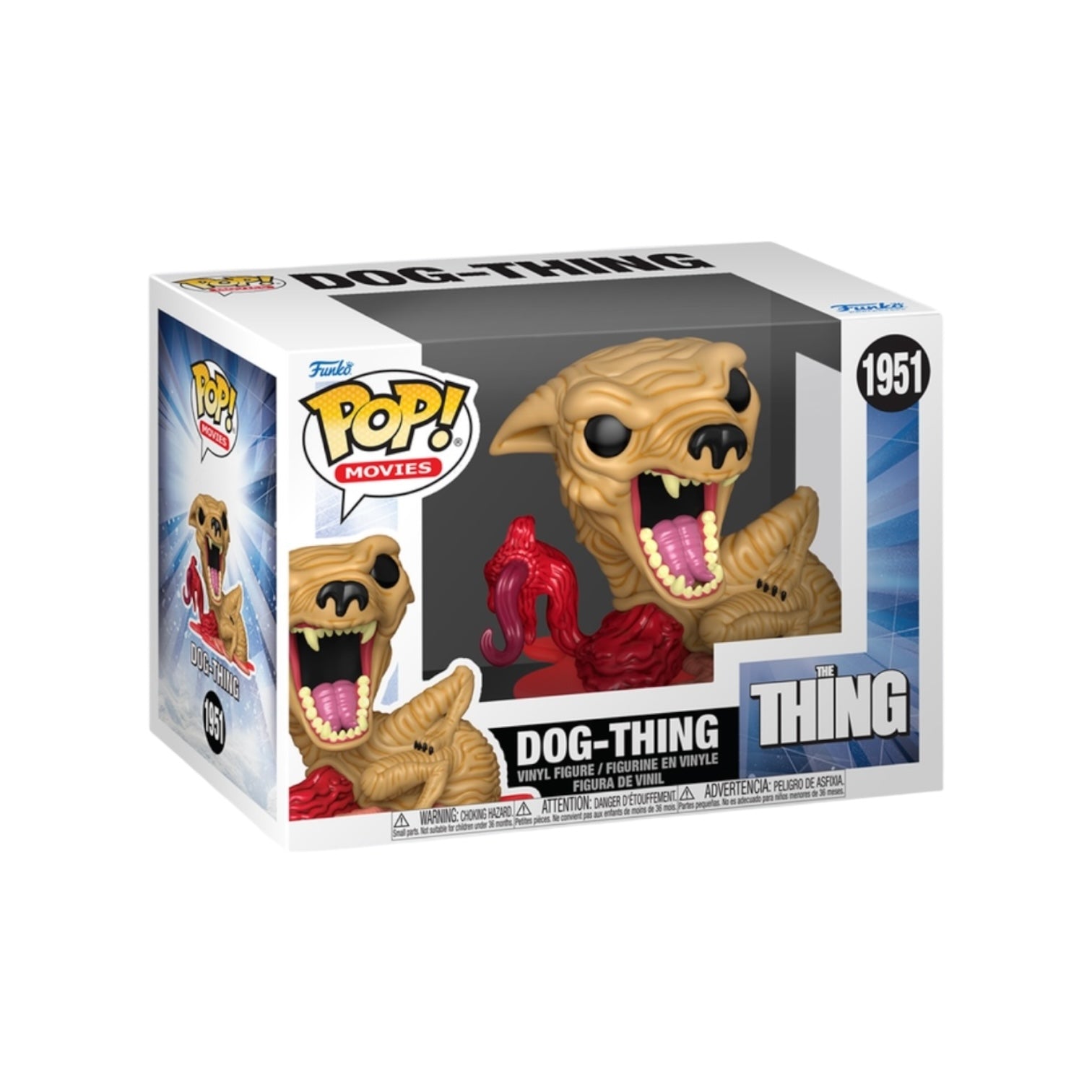 Funko Pop! Movies Dog-Thing figure in packaging on a white background