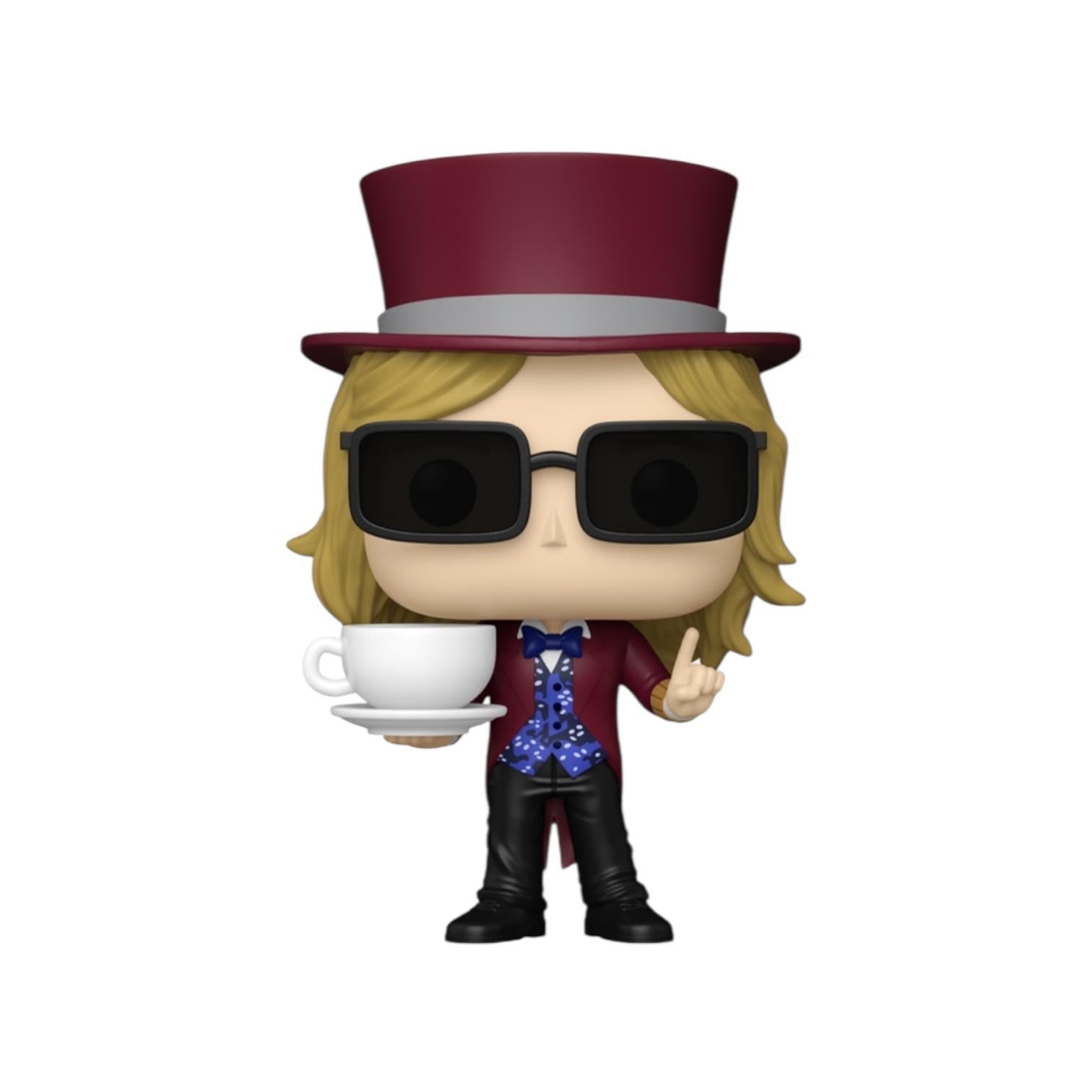 Funko Pop! vinyl figure with a top hat, sunglasses, and a cup on a white background