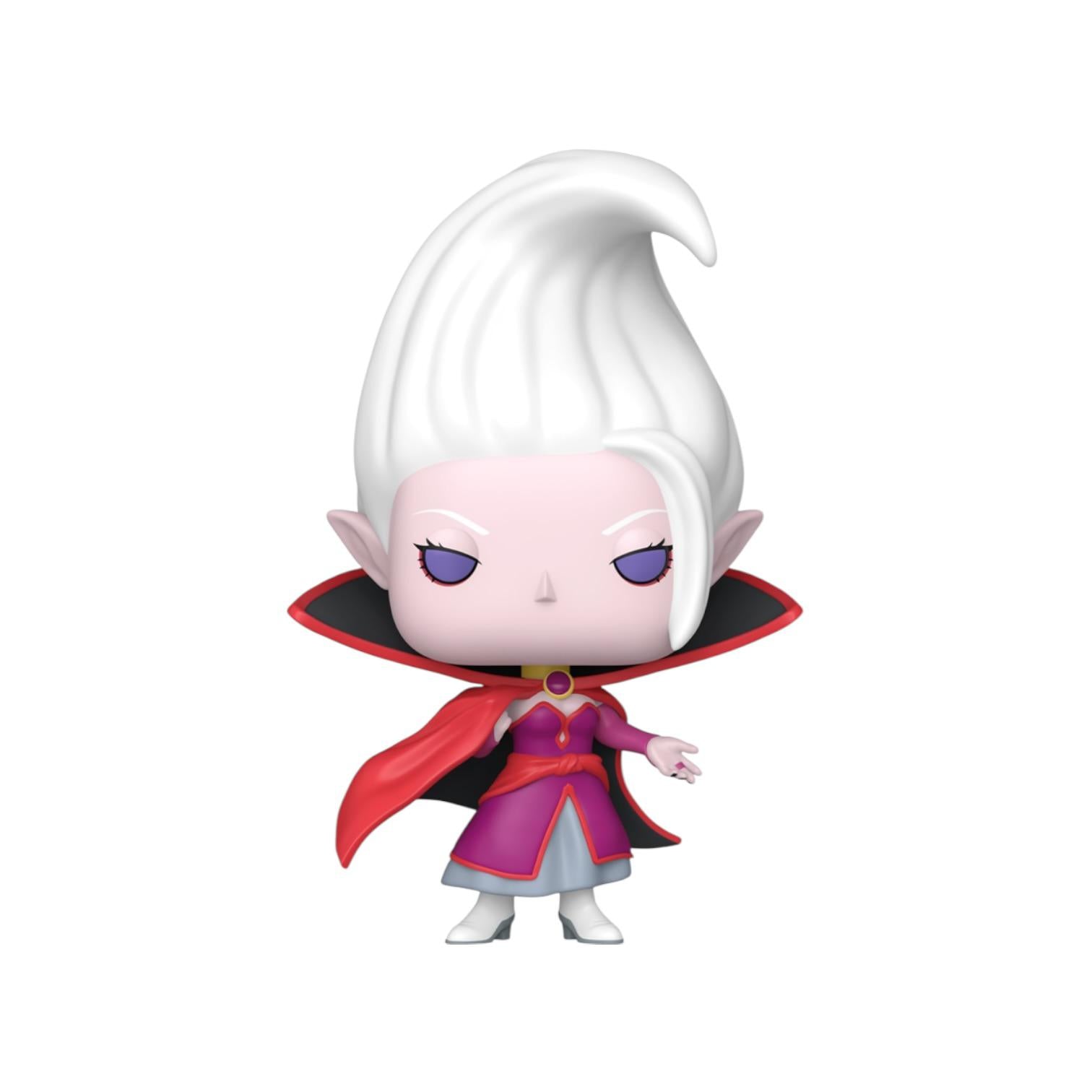 Funko Pop! vinyl figure of a character with white hair and purple eyes on a white background